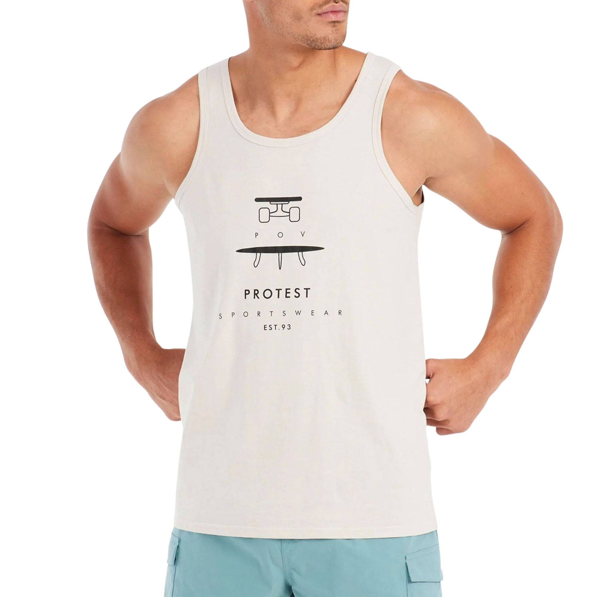 Protest Pacu Tanktop Heren