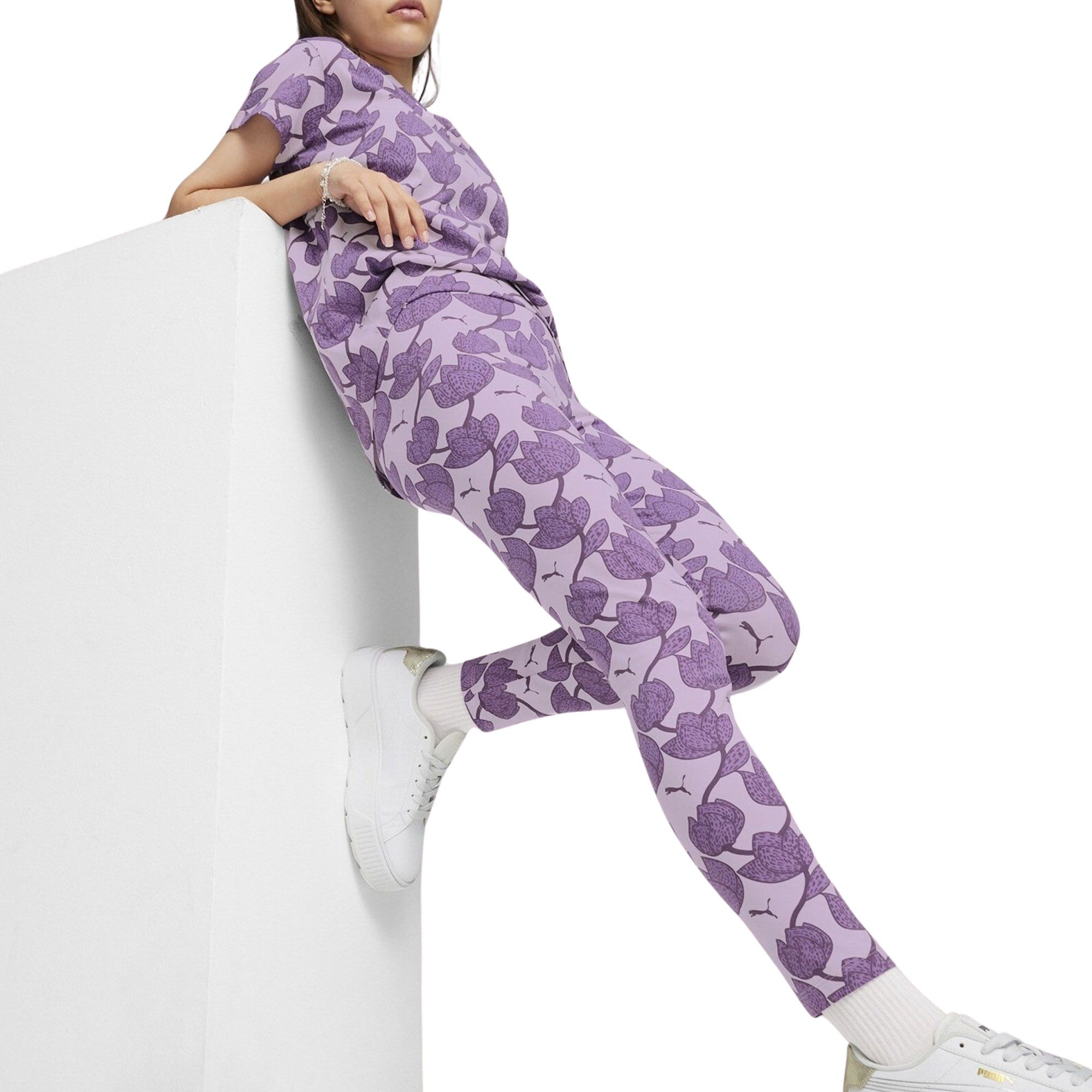 Puma Essentials+ Blossom AOP Legging Meisjes