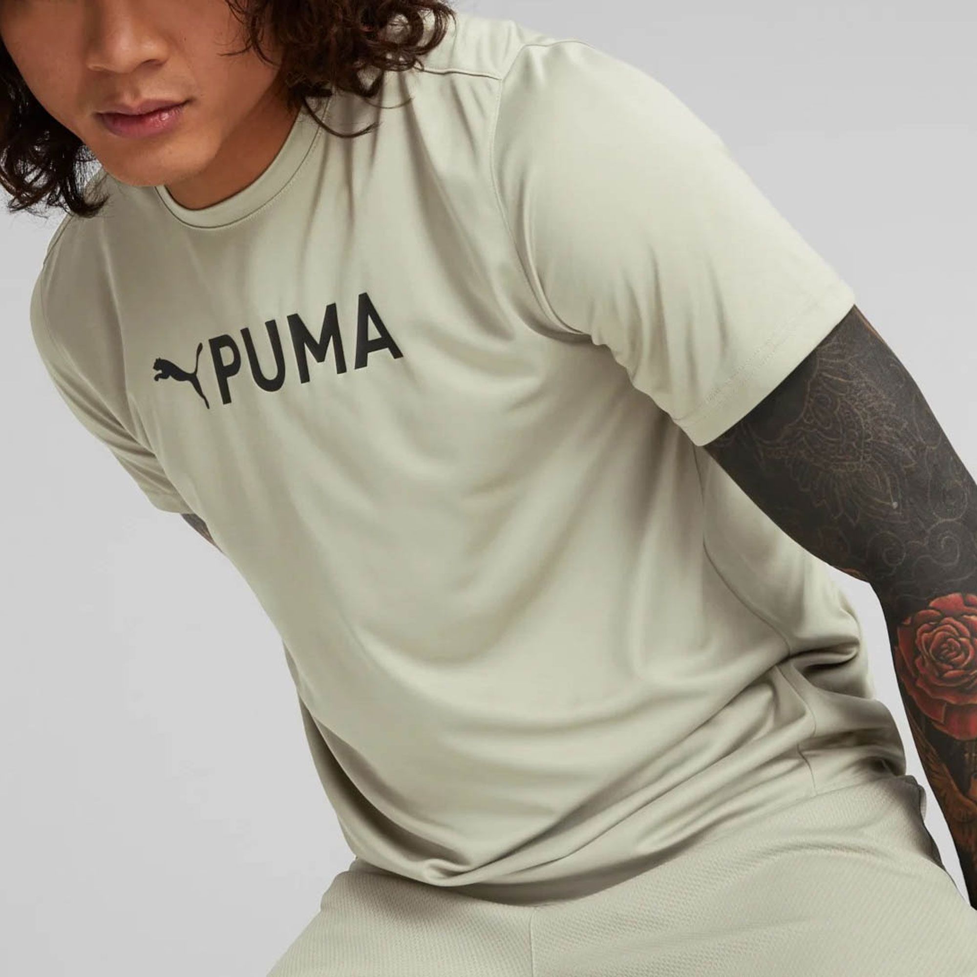 Puma Fit Logo Graphic Shirt Heren