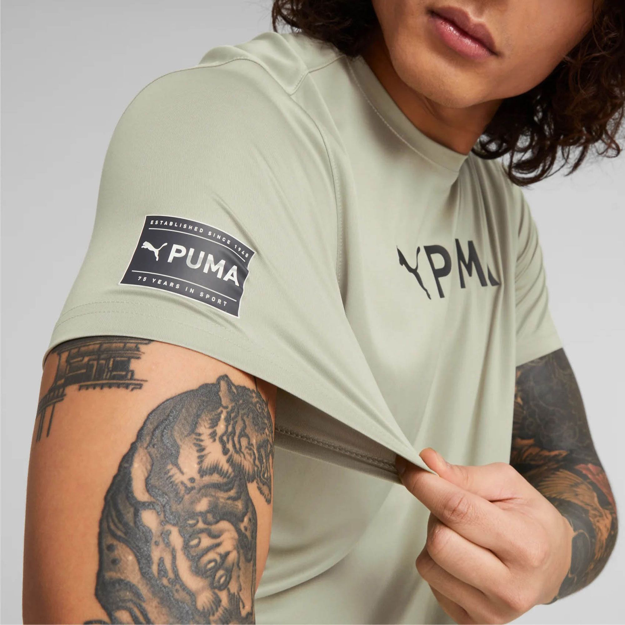 Puma Fit Logo Graphic Shirt Heren