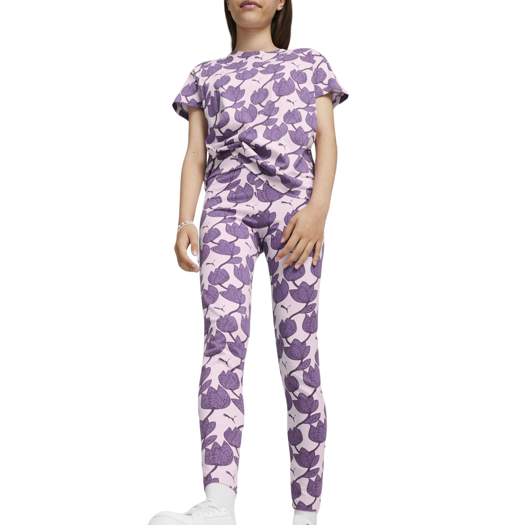 Puma Essentials+ Blossom AOP Shirt Meisjes