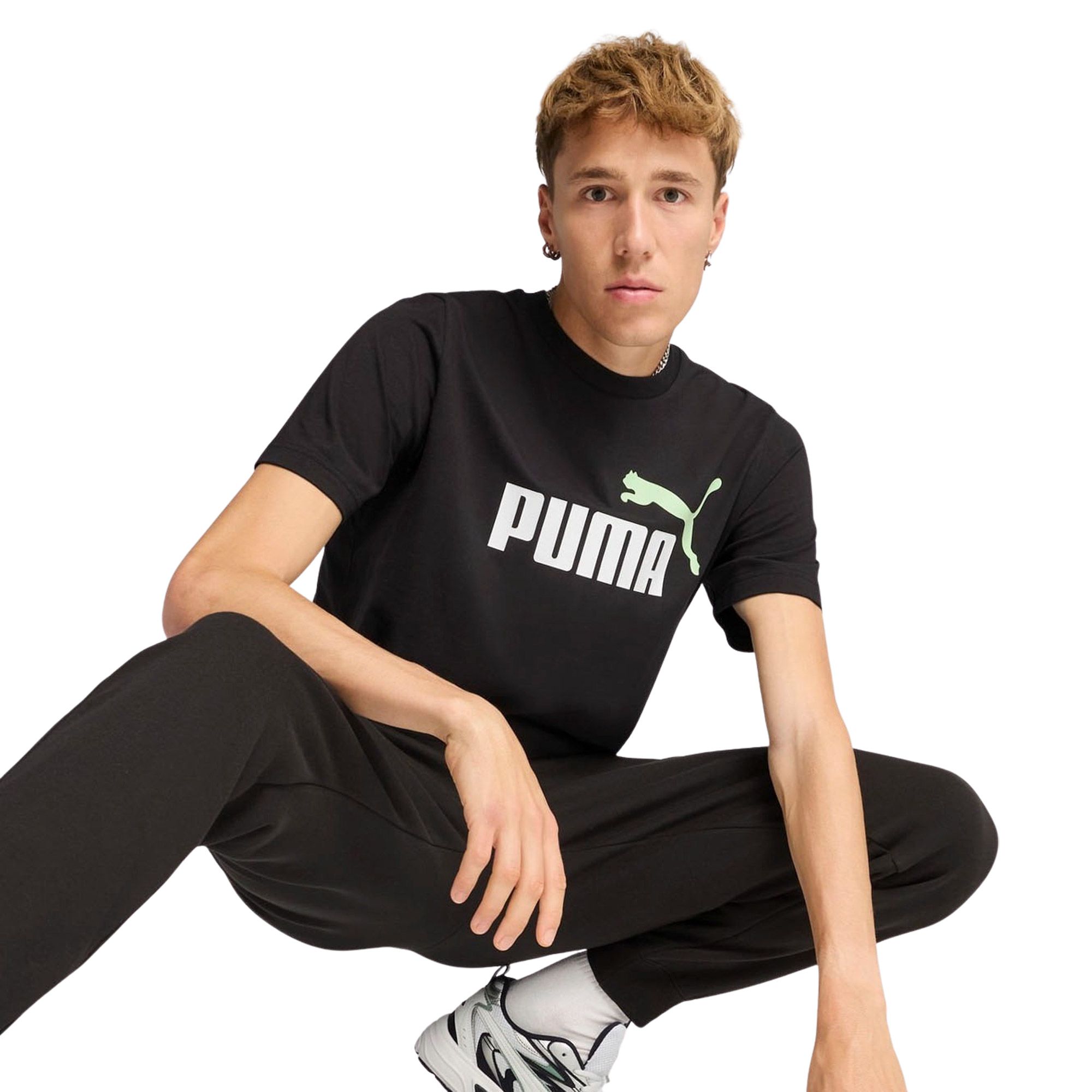 Puma Essentials 2 Color No. 1 Logo Shirt Heren