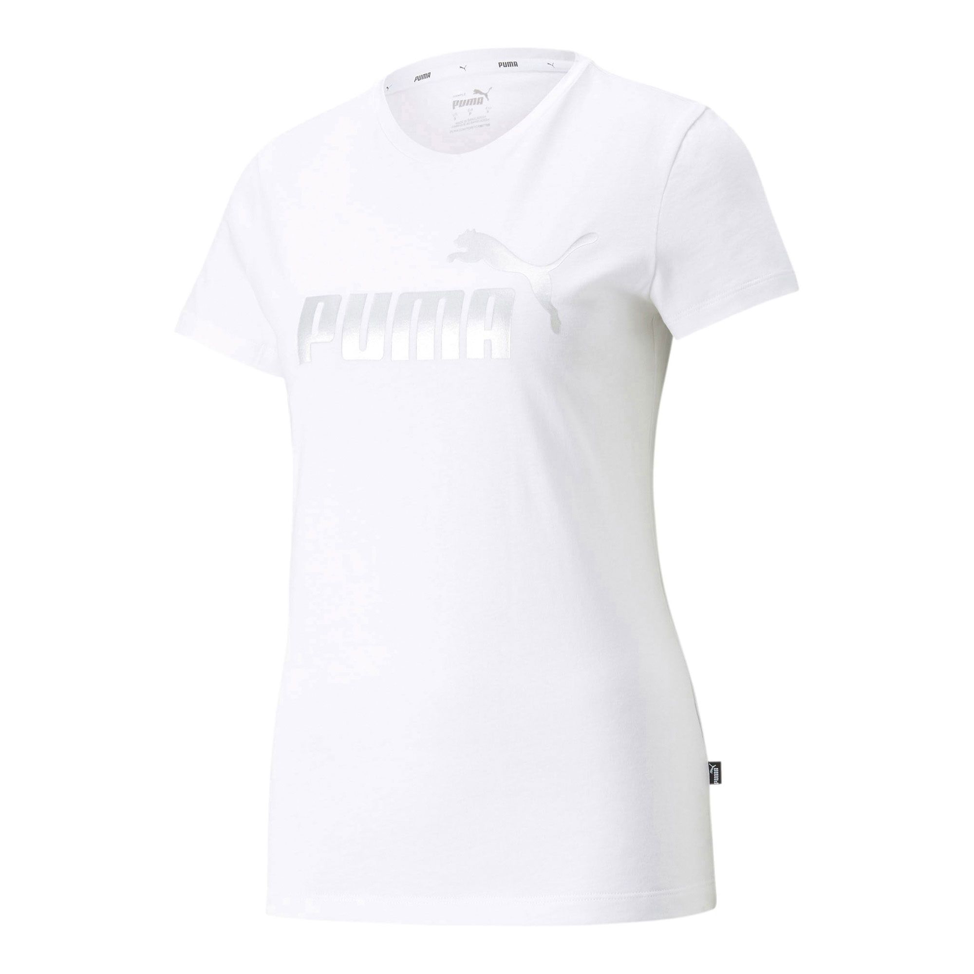 Puma Essentials+ Metallic Logo Shirt Dames