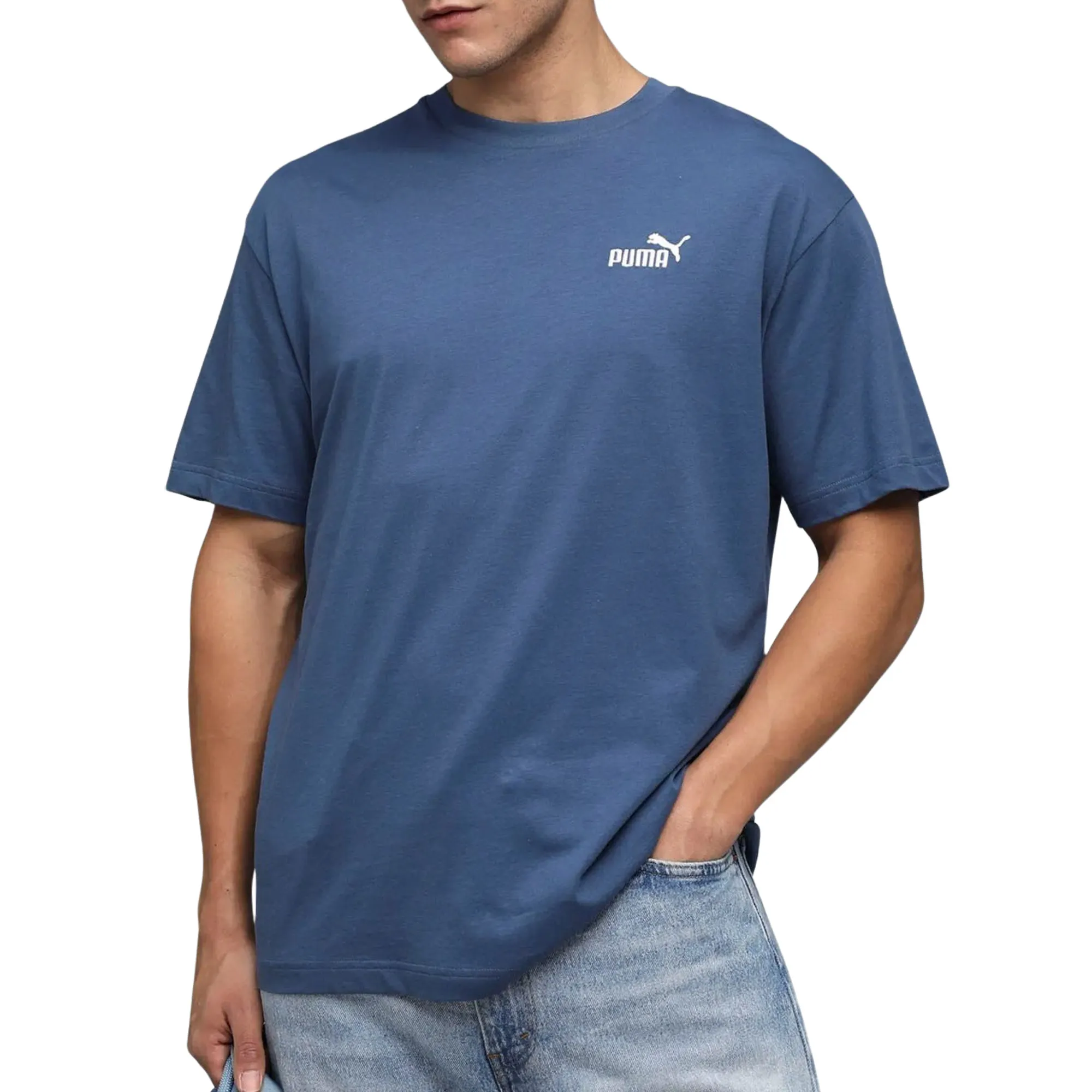 Puma ESS Relaxed Small No. 1 Logo Shirt Heren