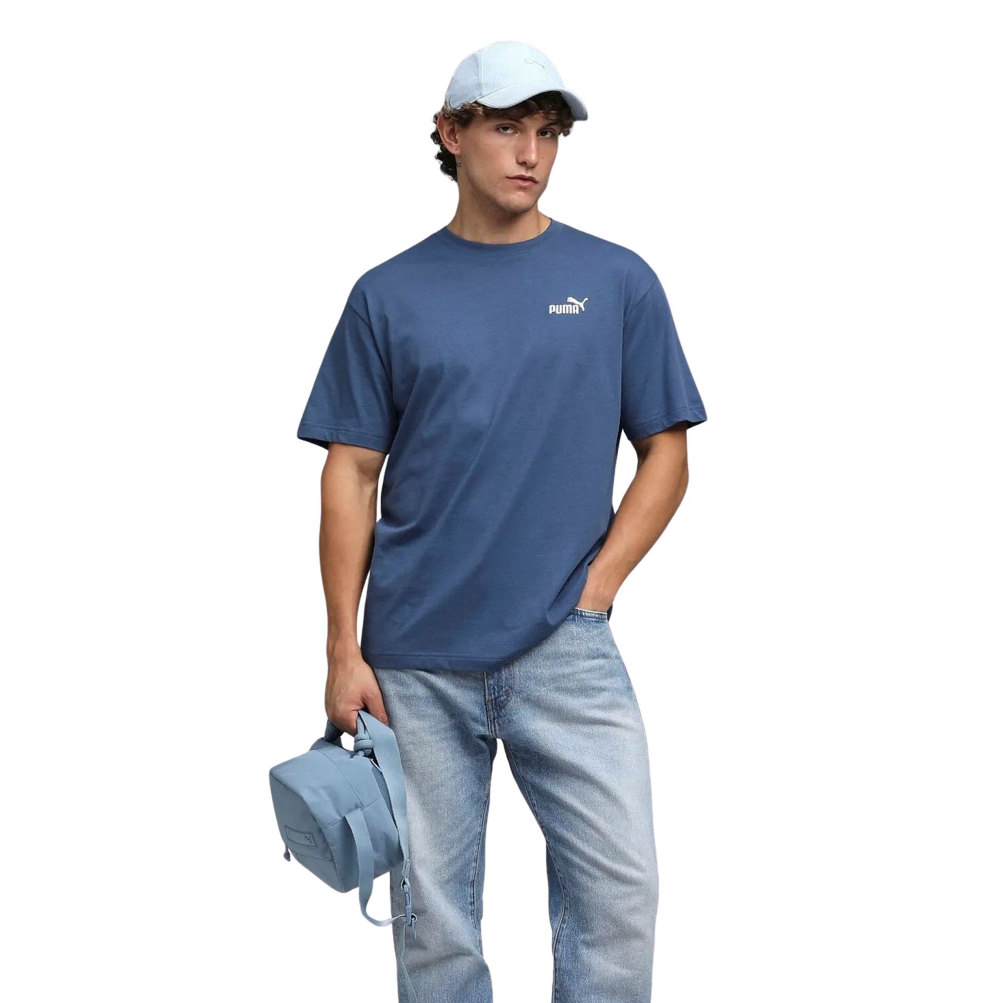 Puma ESS Relaxed Small No. 1 Logo Shirt Heren