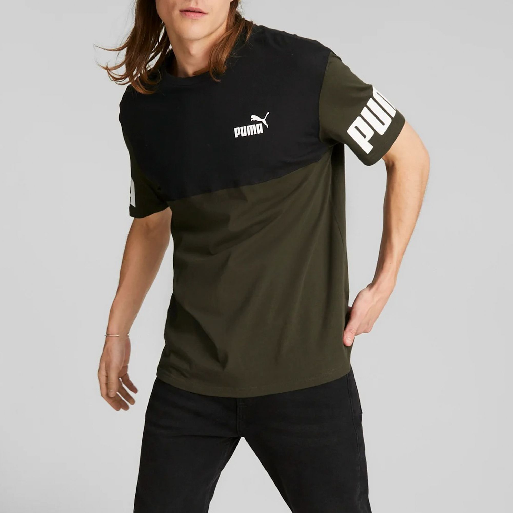 Puma Power Colorblock Shirt Heren