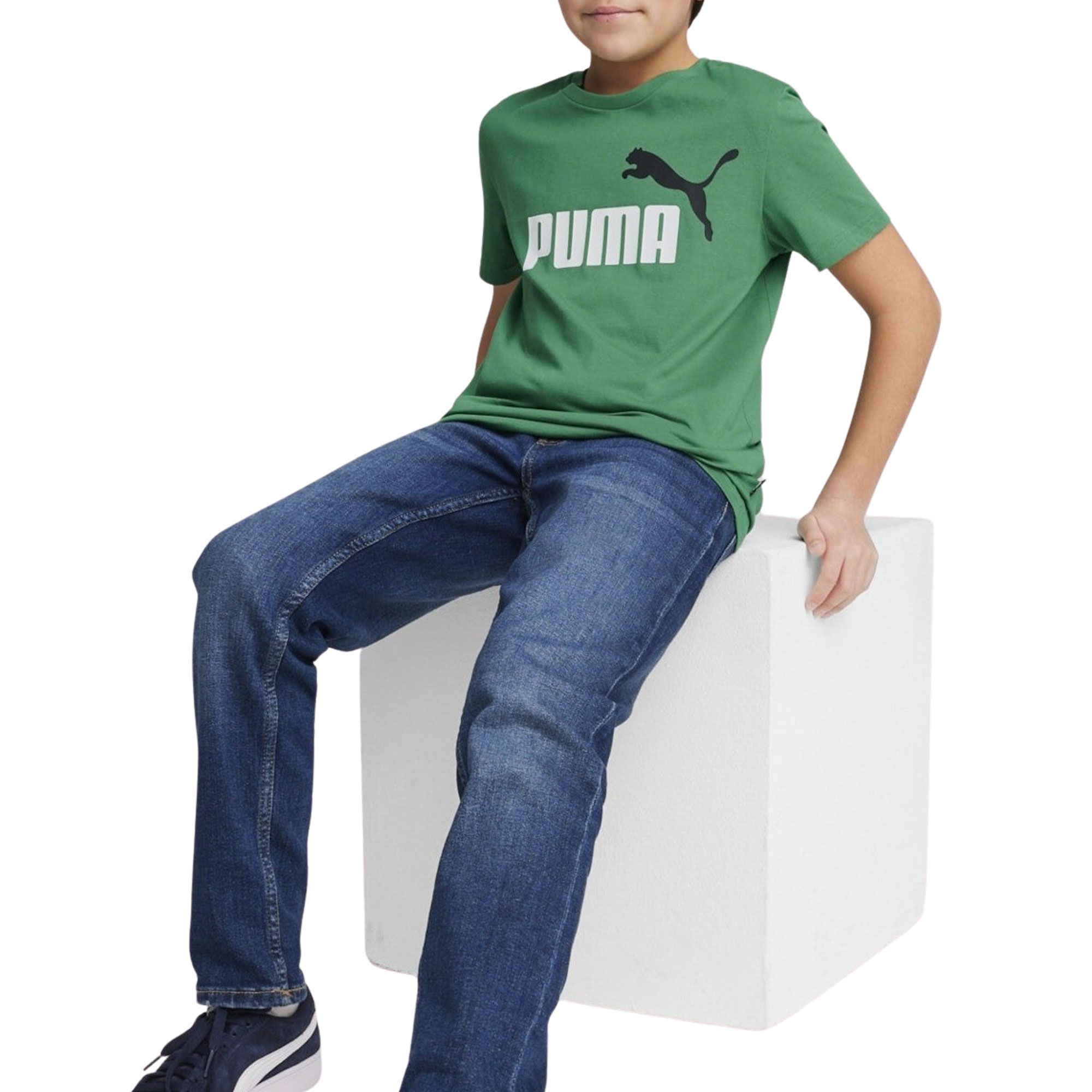 Puma Essentials+ 2 Logo Shirt Junior