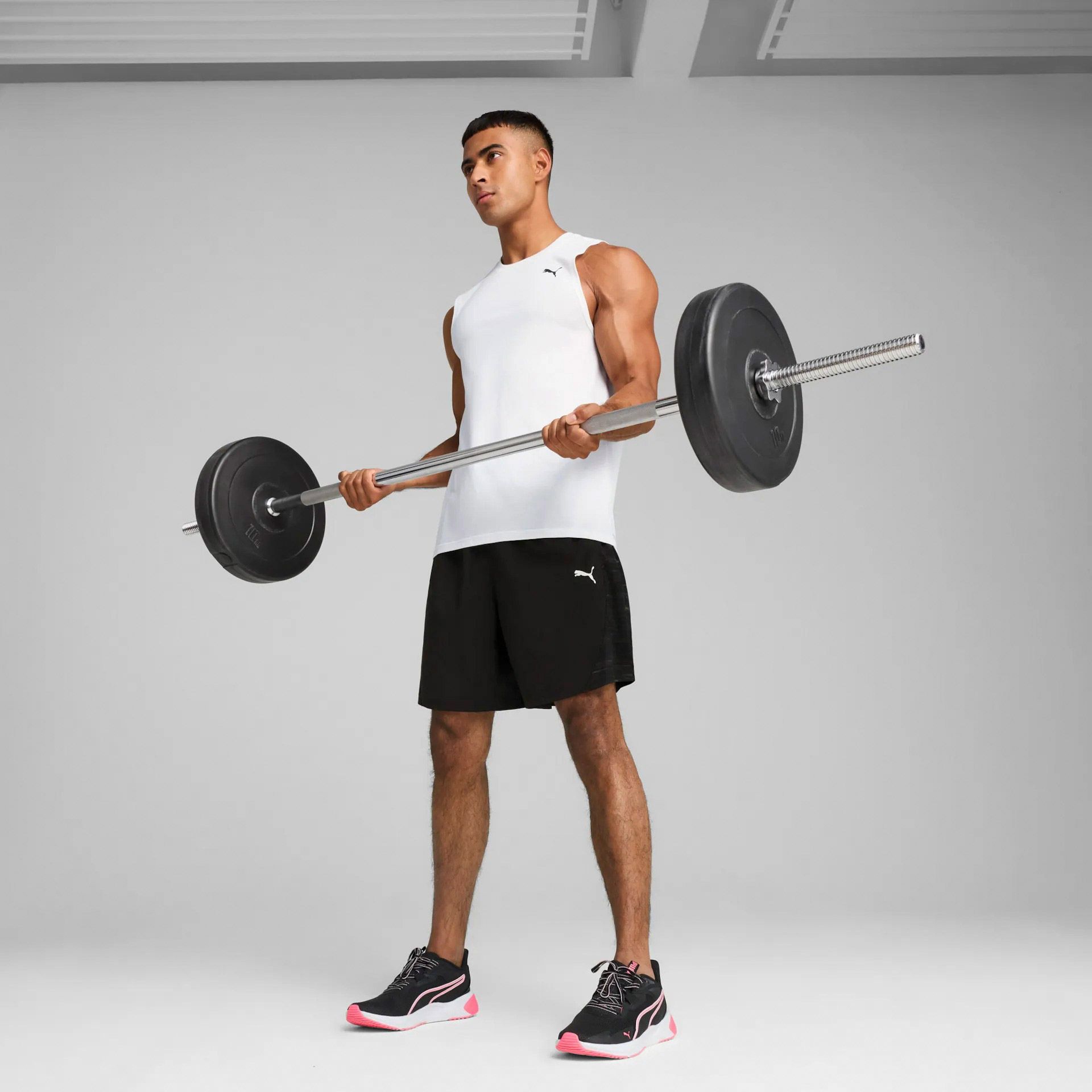 Puma Tad Tech Fabric Mix Short Heren
