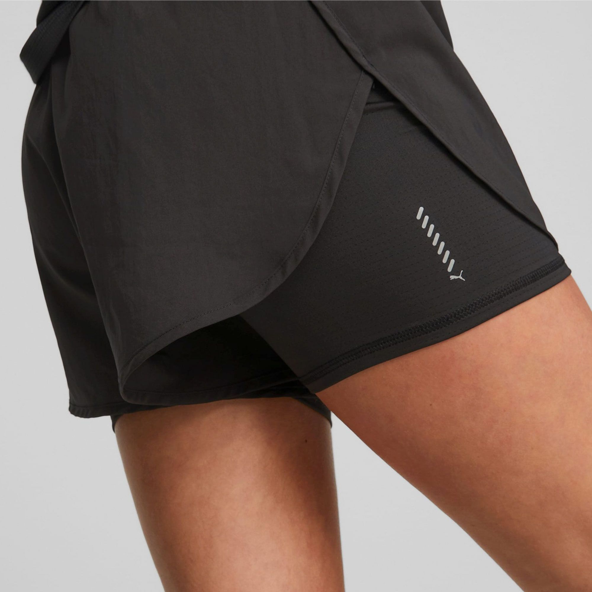 Puma Run Favorite Woven 2-in-1 3" Short Dames