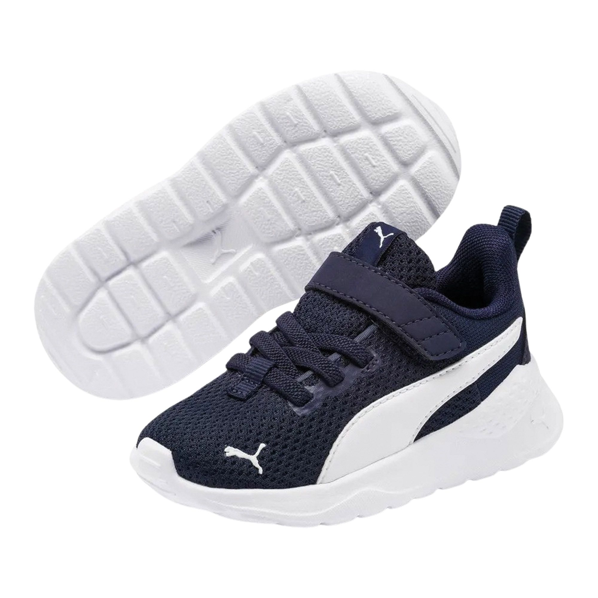Puma Anzarun babysneaker blauw en wit