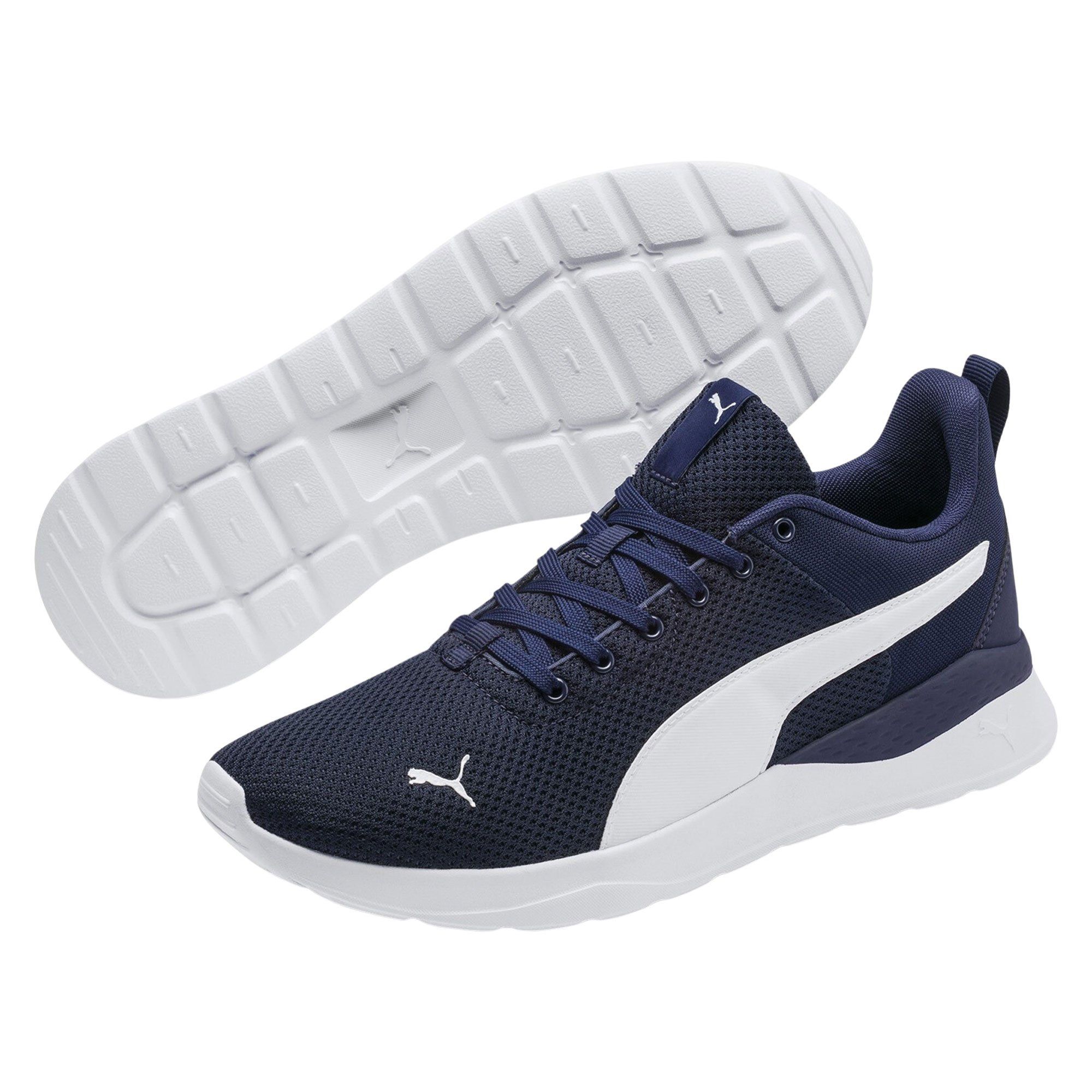 Puma Anzarun herensneaker blauw en wit