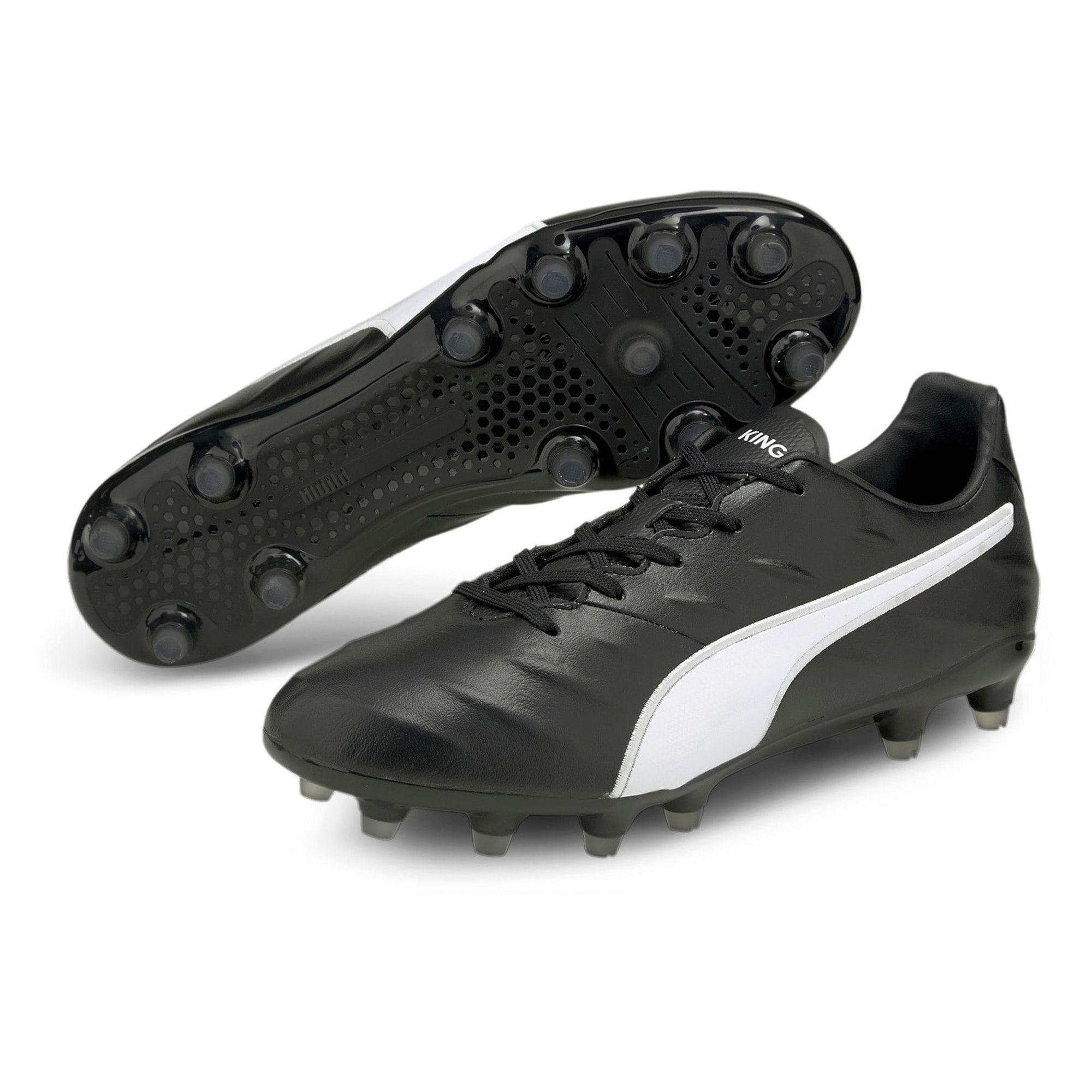 Puma King Pro 21 FG Mens Black Football Boots