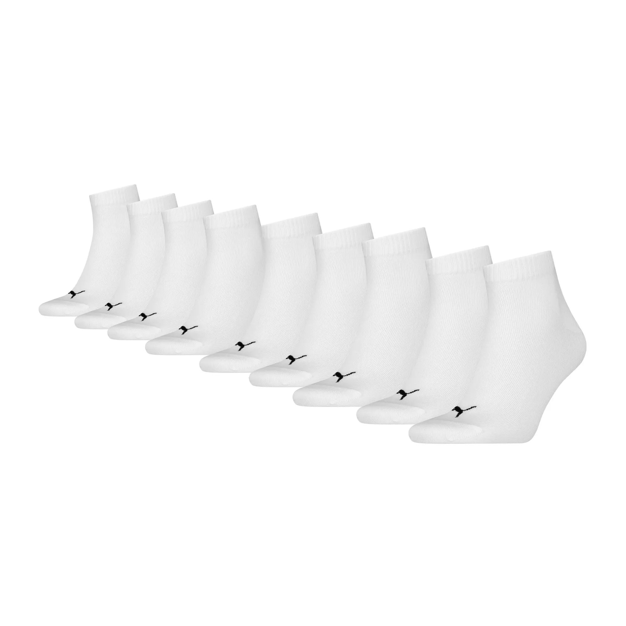 Puma Quarter Plain Sokken Senior (9-pack)