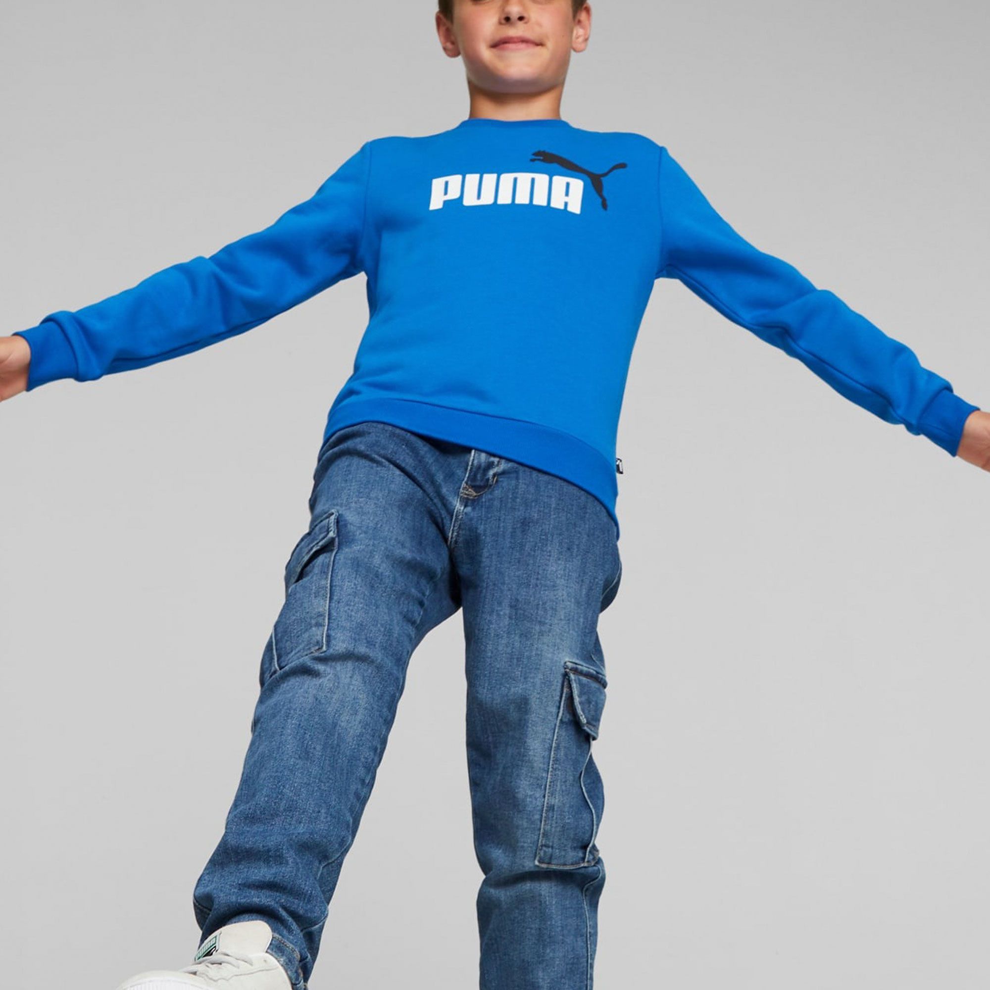 Puma Essential Big Logo Crew Sweater Junior