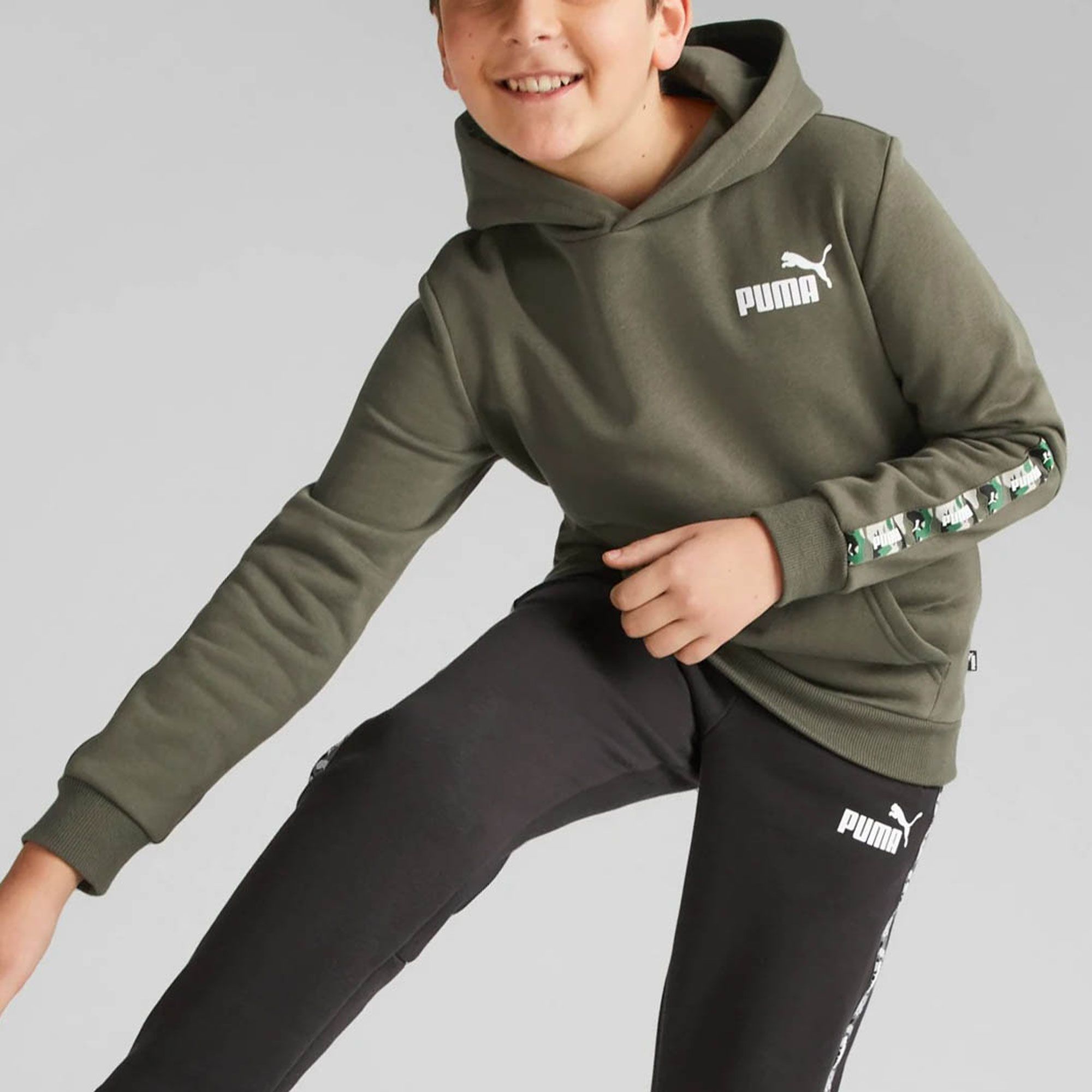 Puma ESS Tape Camo Kapuzenpullover Jungen