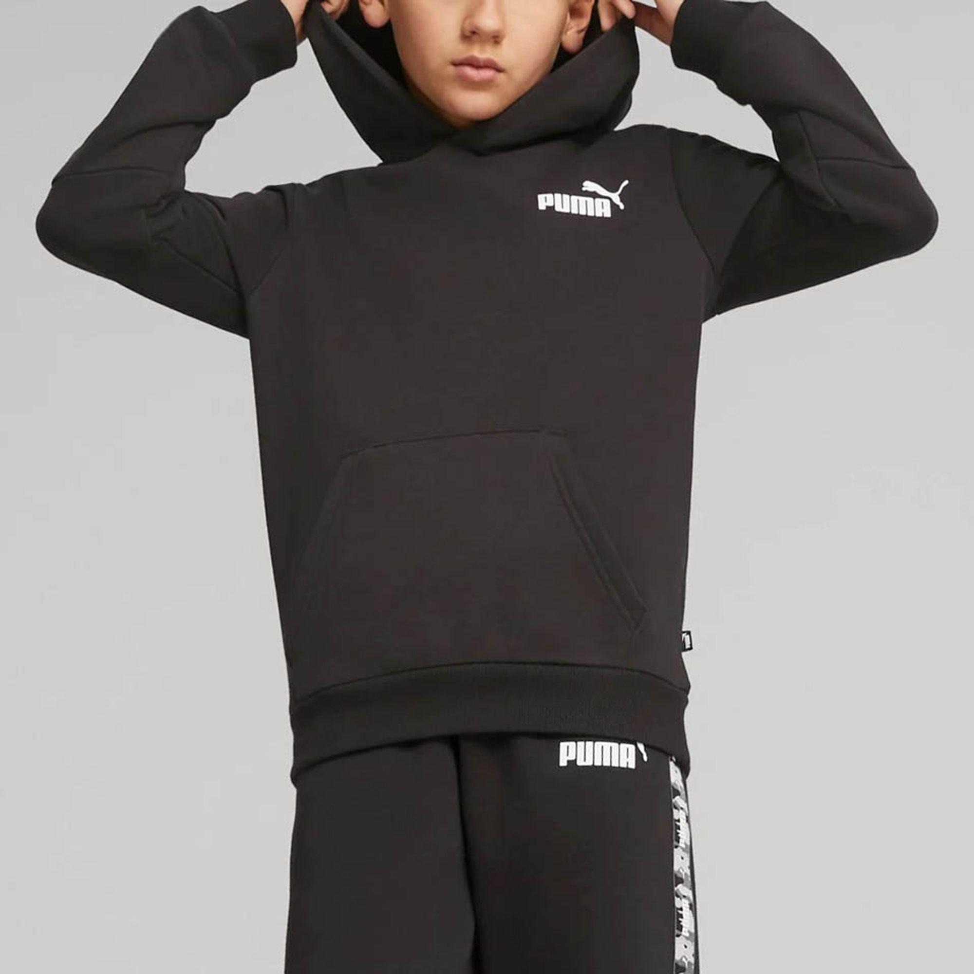 Puma ESS Tape Camo Hoodie Jongens