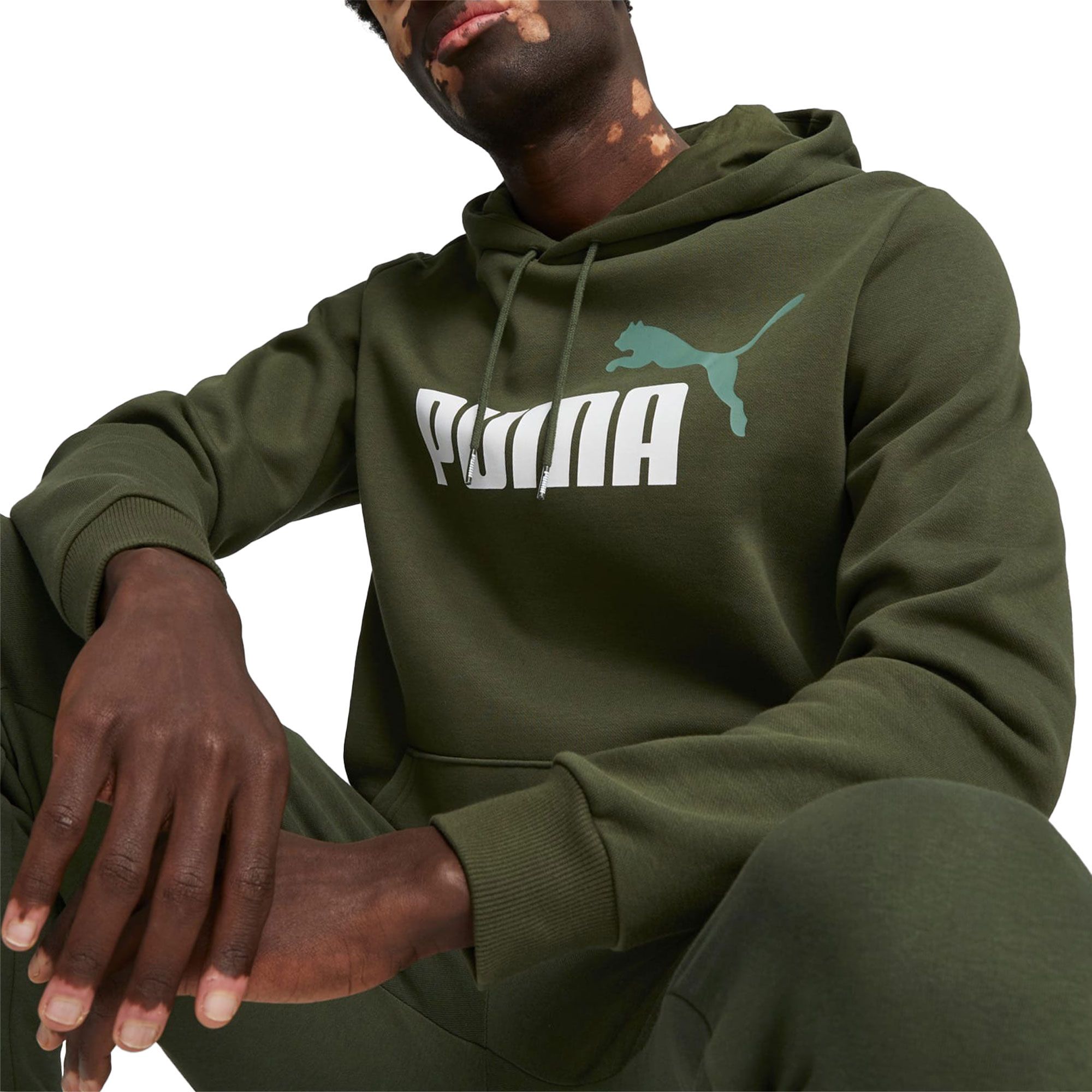 Puma Essentials+ Big Logo Hoodie Heren