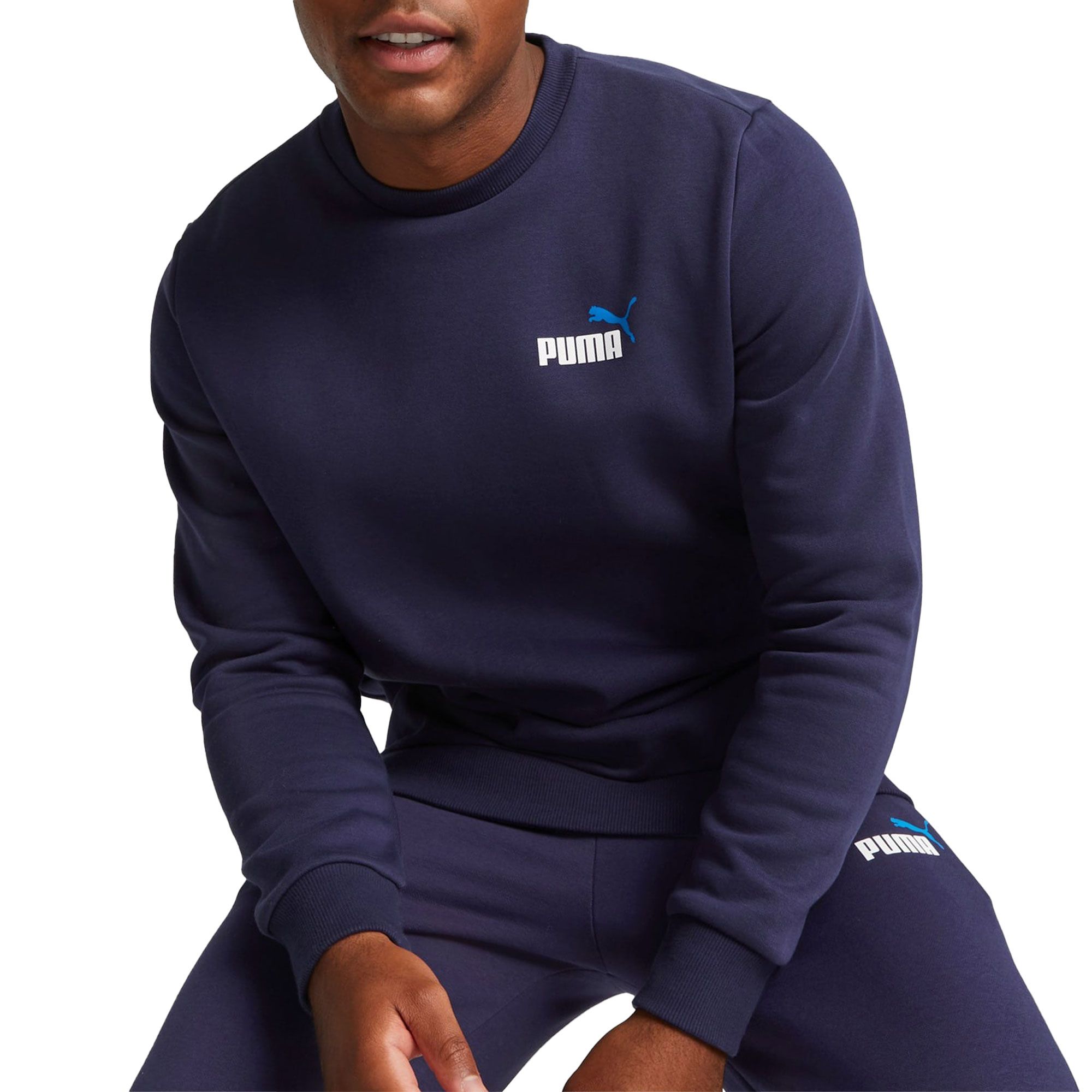 Puma Essentials+ 2 Small Logo Crew Sweater Heren