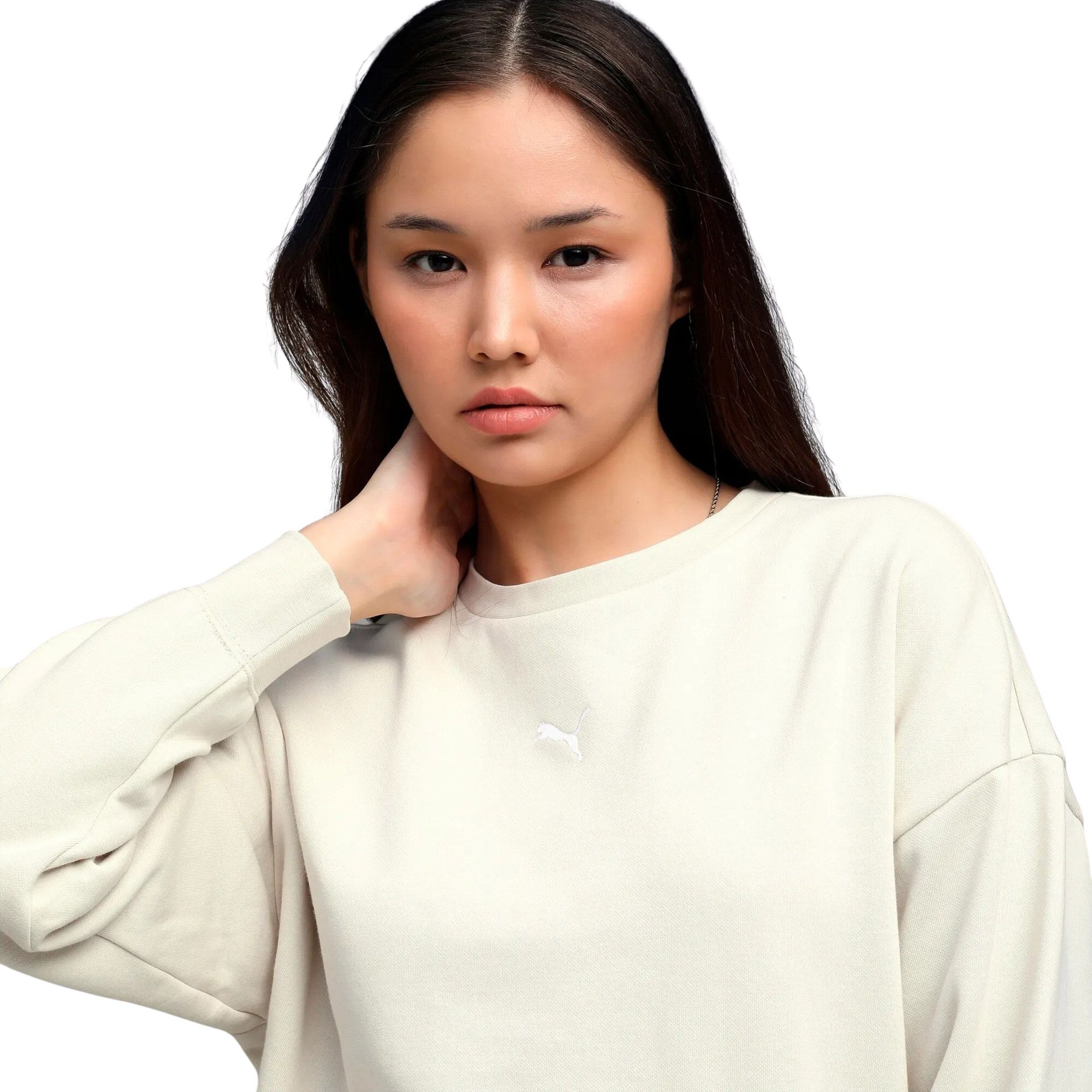 Puma Essentials Oversized Crew Sweater Dames 
