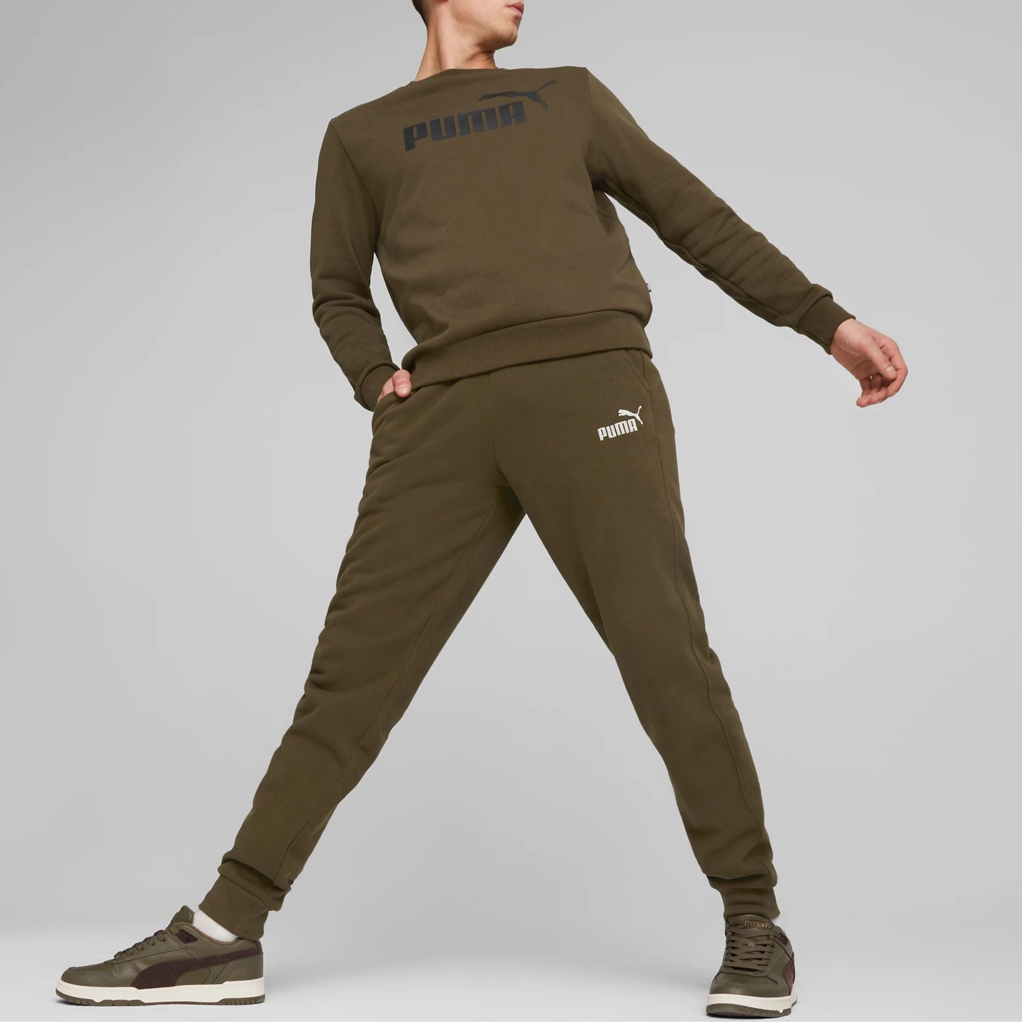 Puma Essential Big Logo Crew Sweater Heren