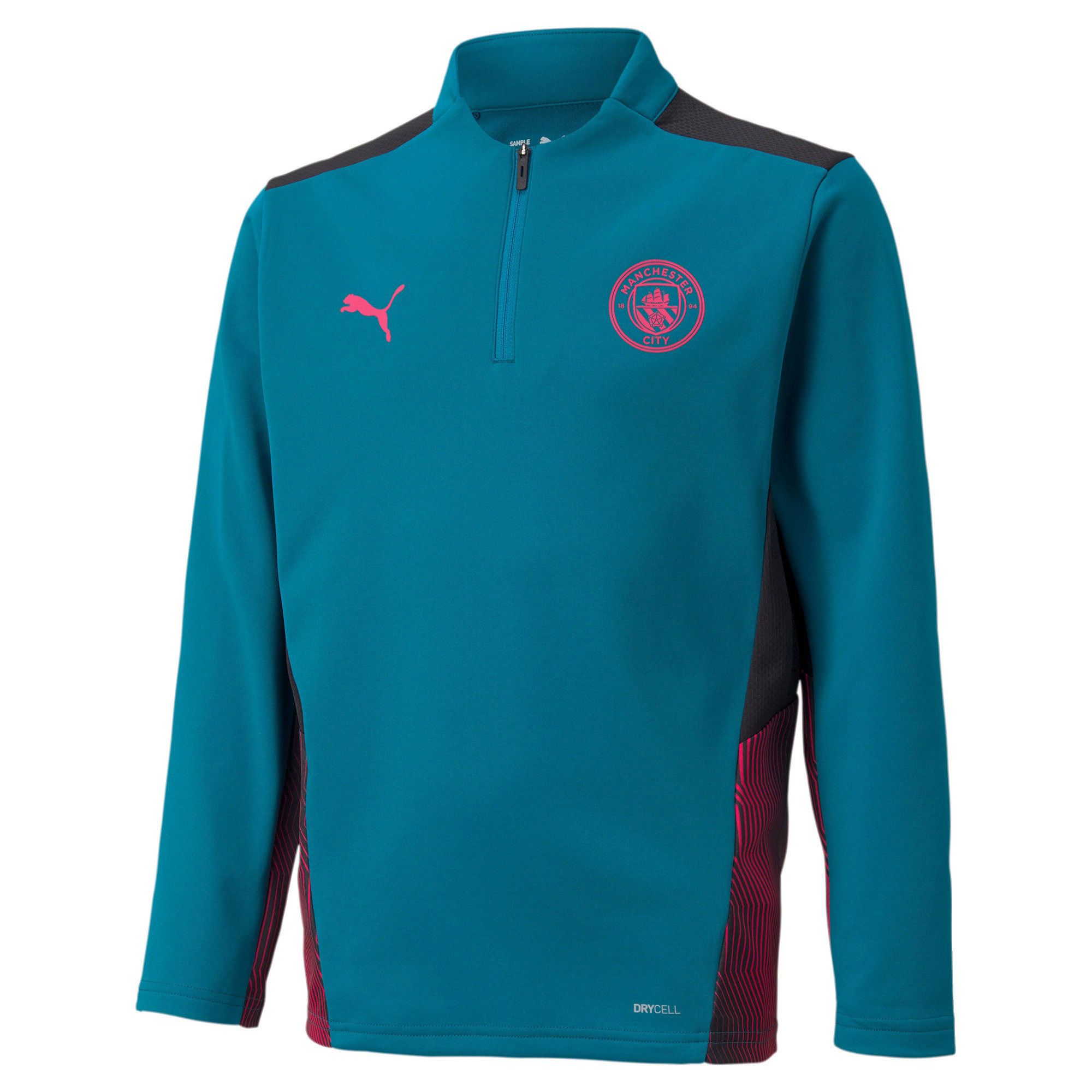 Puma Manchester City FC 1/4 Zip Top Trainingssweater Junior