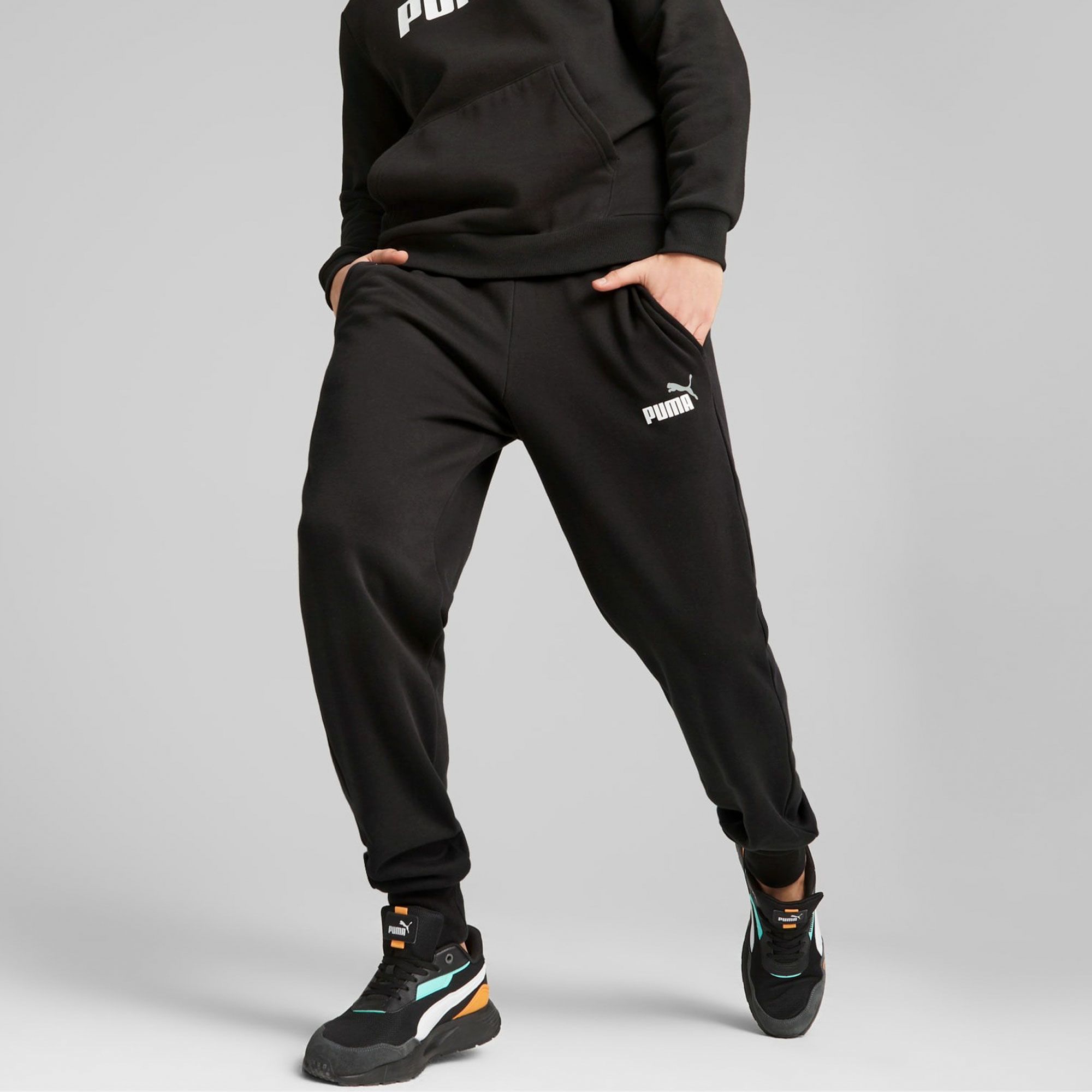 Puma Essentials+ Logo Joggingbroek Heren