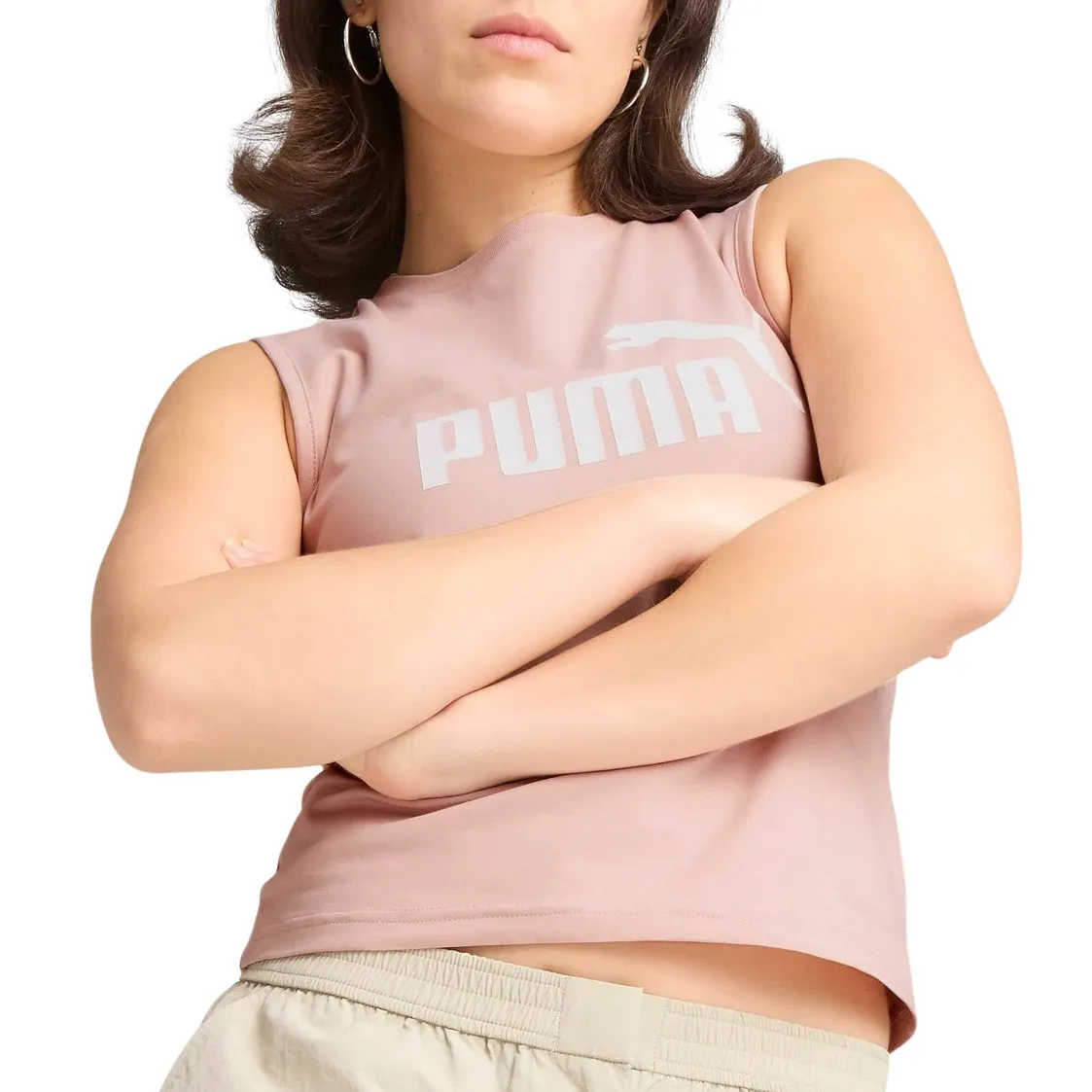 Puma ESS No. 1 Logo Slim Tanktop Dames