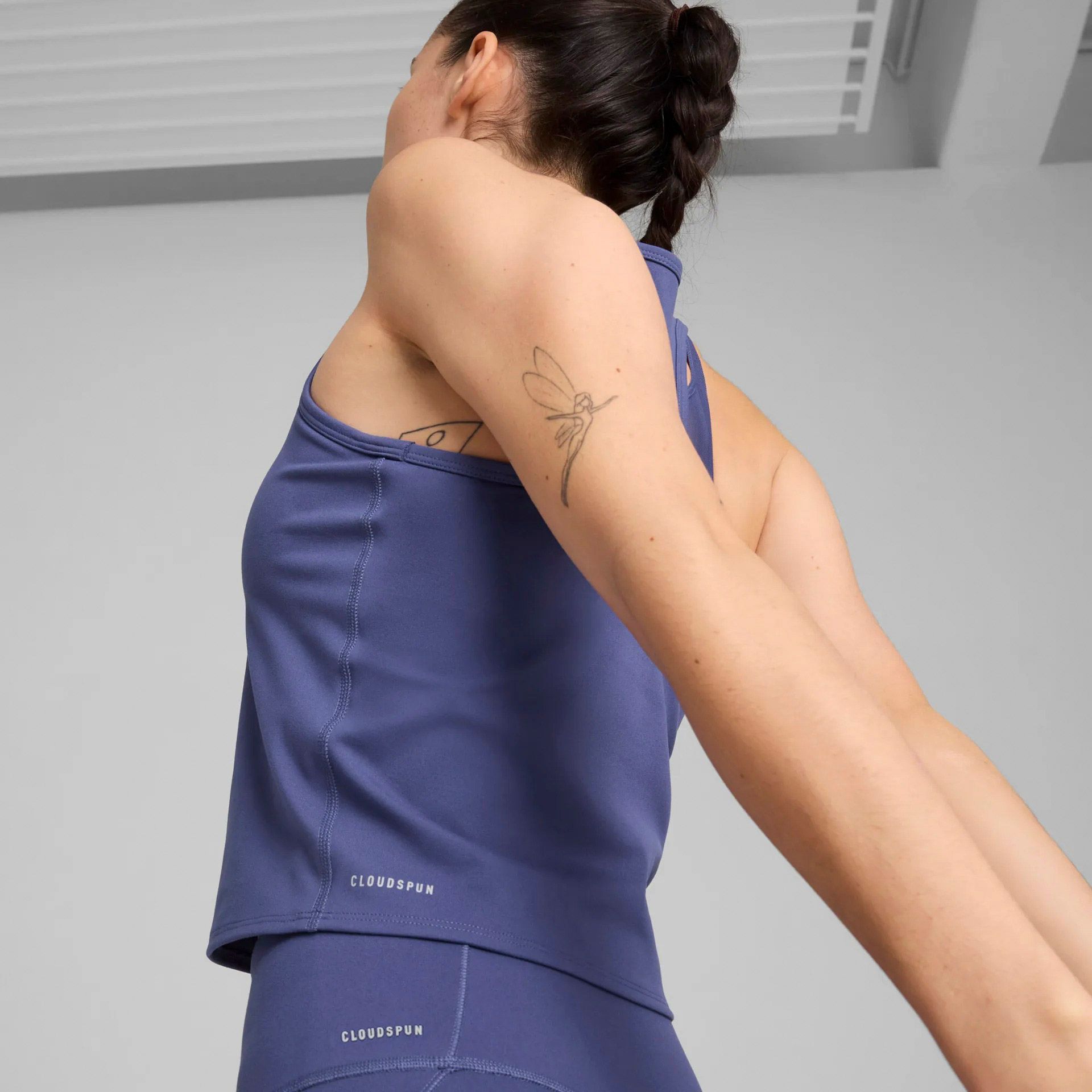 Puma Cloudspun Mesh 2in1 Tank Top Dames