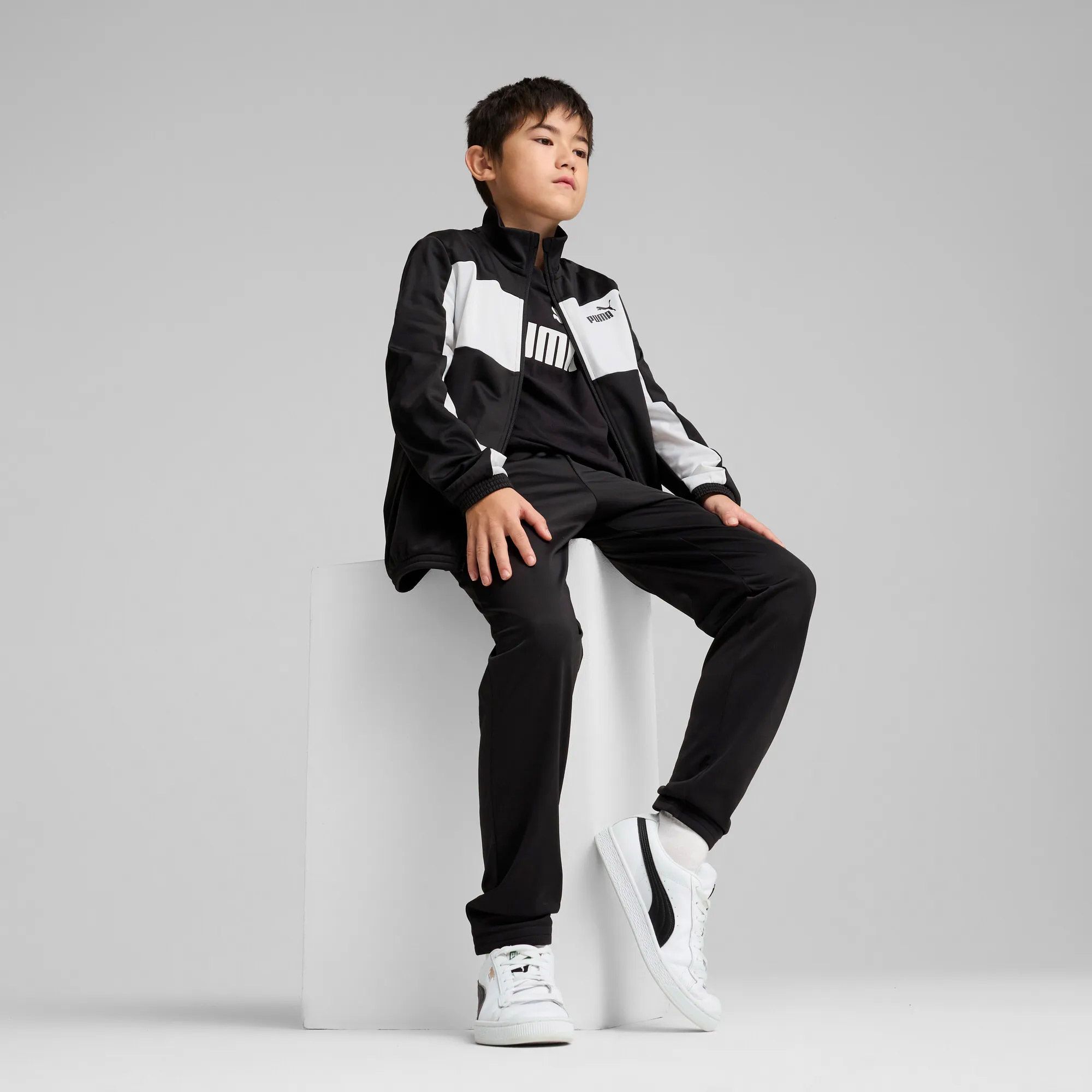 Puma Poly Colorblock Trainingsanzug Junior