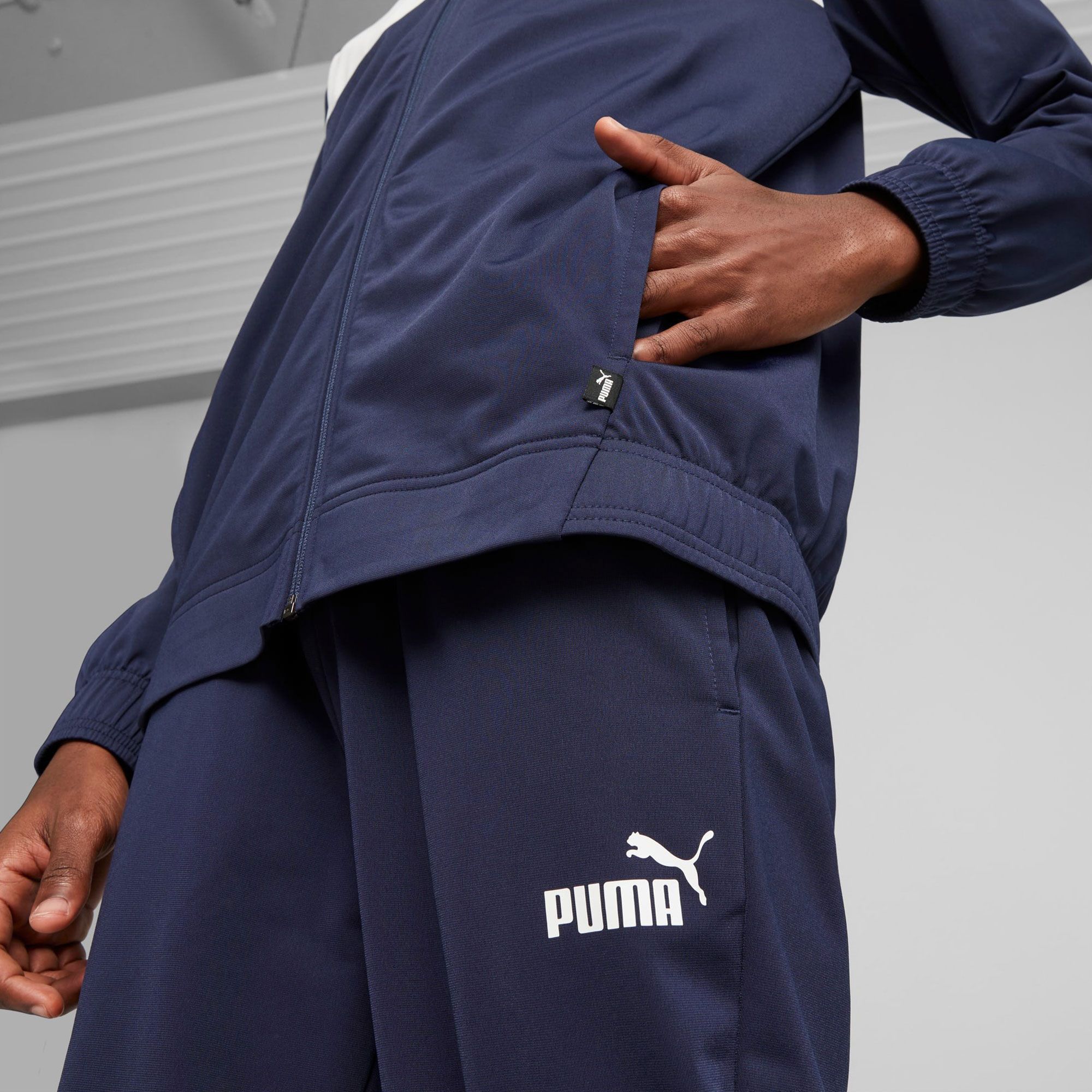 Puma Poly Closed Bottom Trainingspak Heren