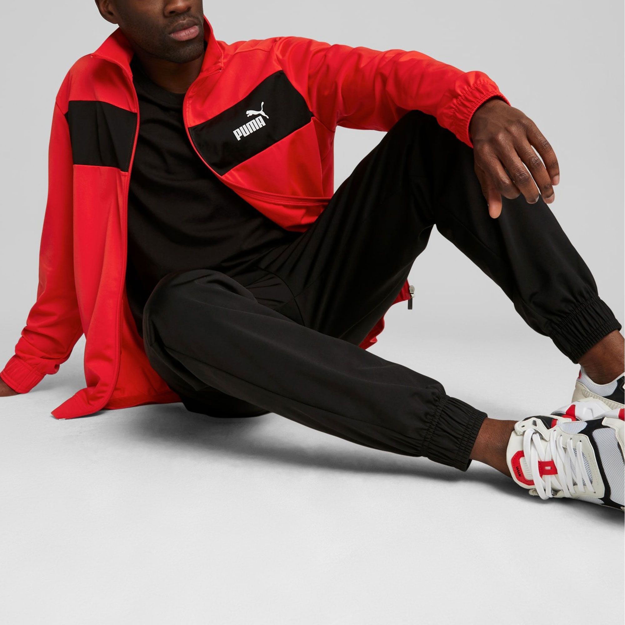 Puma Poly Closed Bottom Trainingspak Heren