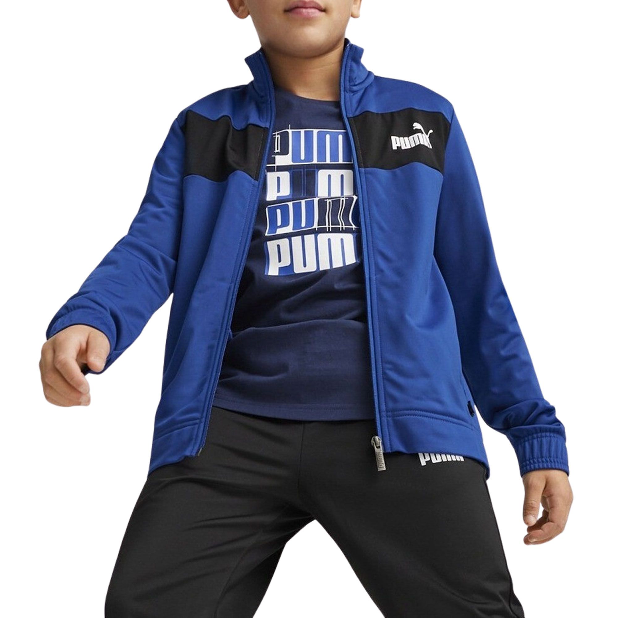 Puma Poly Closed Bottom Trainingspak Junior