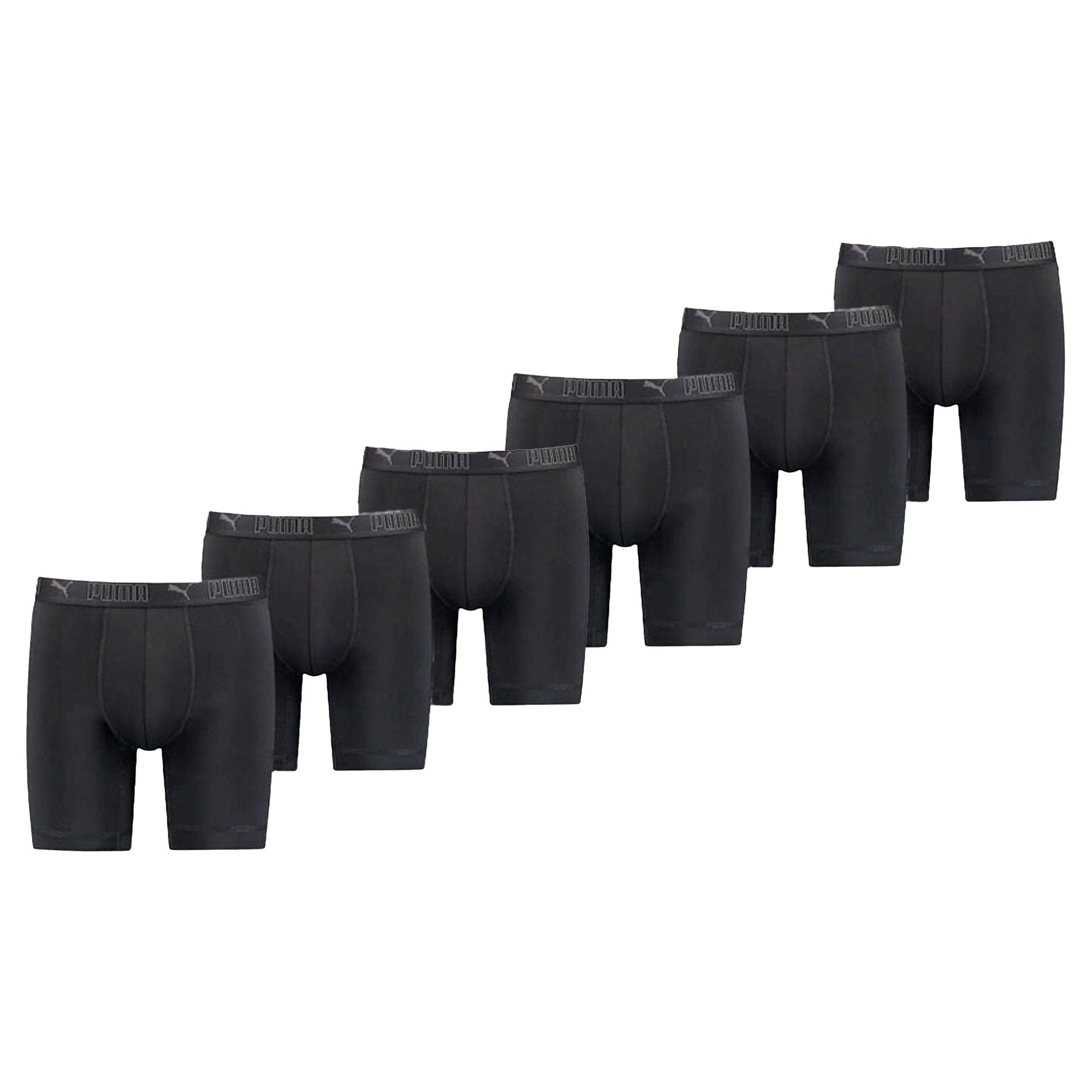 Puma Sport Long Boxershorts Heren (6-pack)