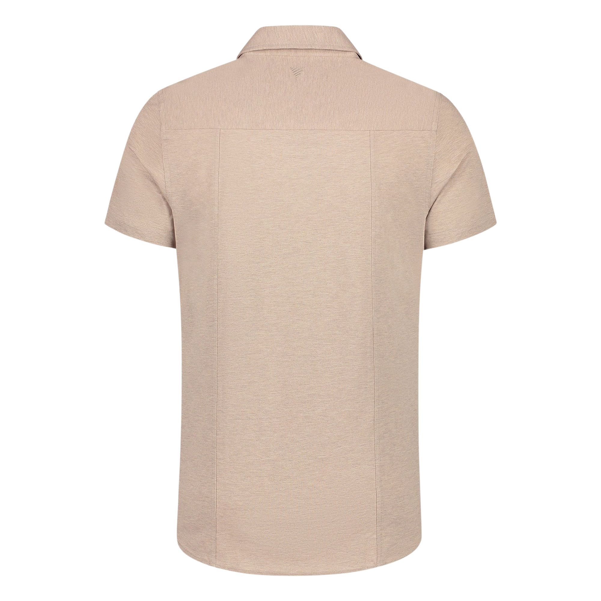 Pure Path Piqué Shortsleeve Overhemd Heren