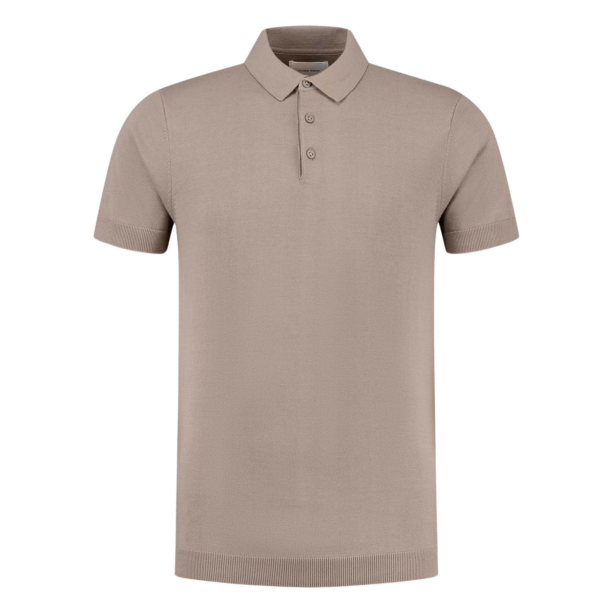 Pure Path Essential Knitwear Polo Heren