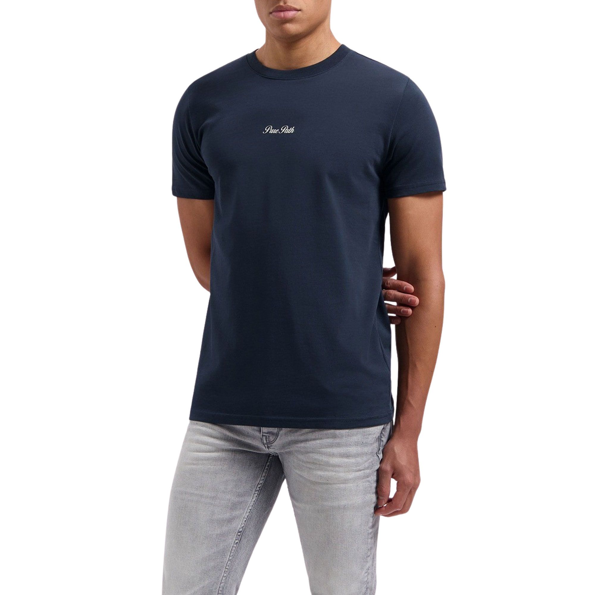 Pure Path Monogram Back Print Shirt Heren