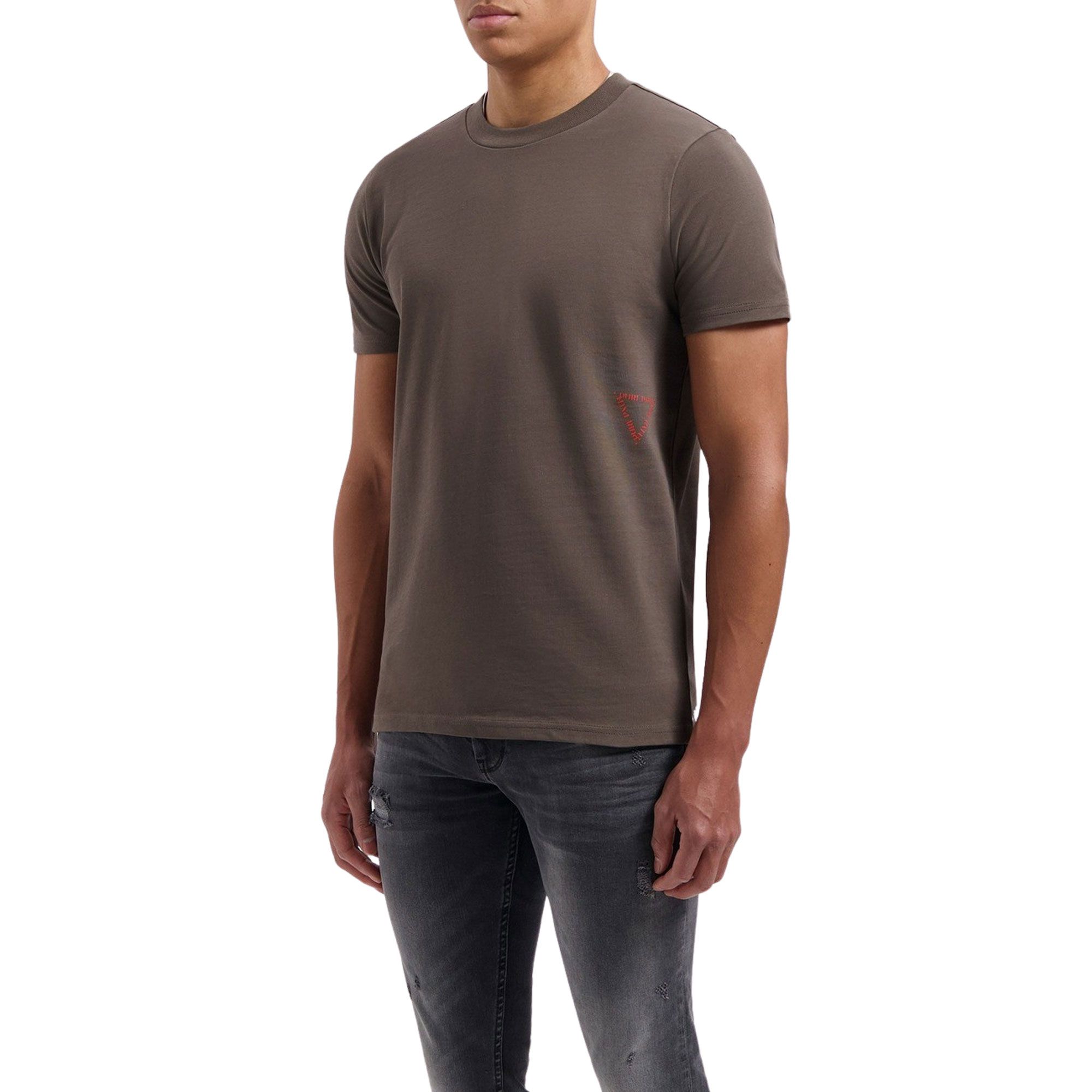 T-shirt Pure Path Triangular Wordmark Logo Hommes