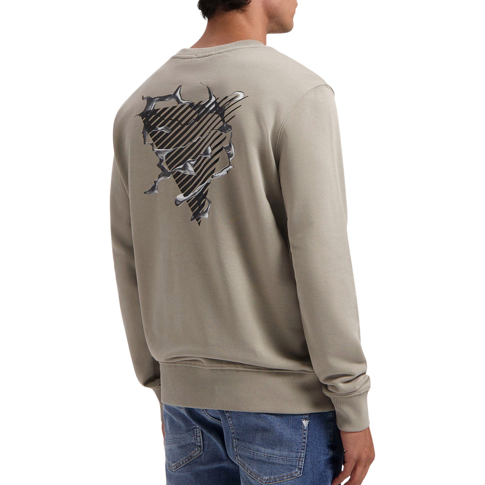 Pure Path Liquid Metal Logo Sweater Heren