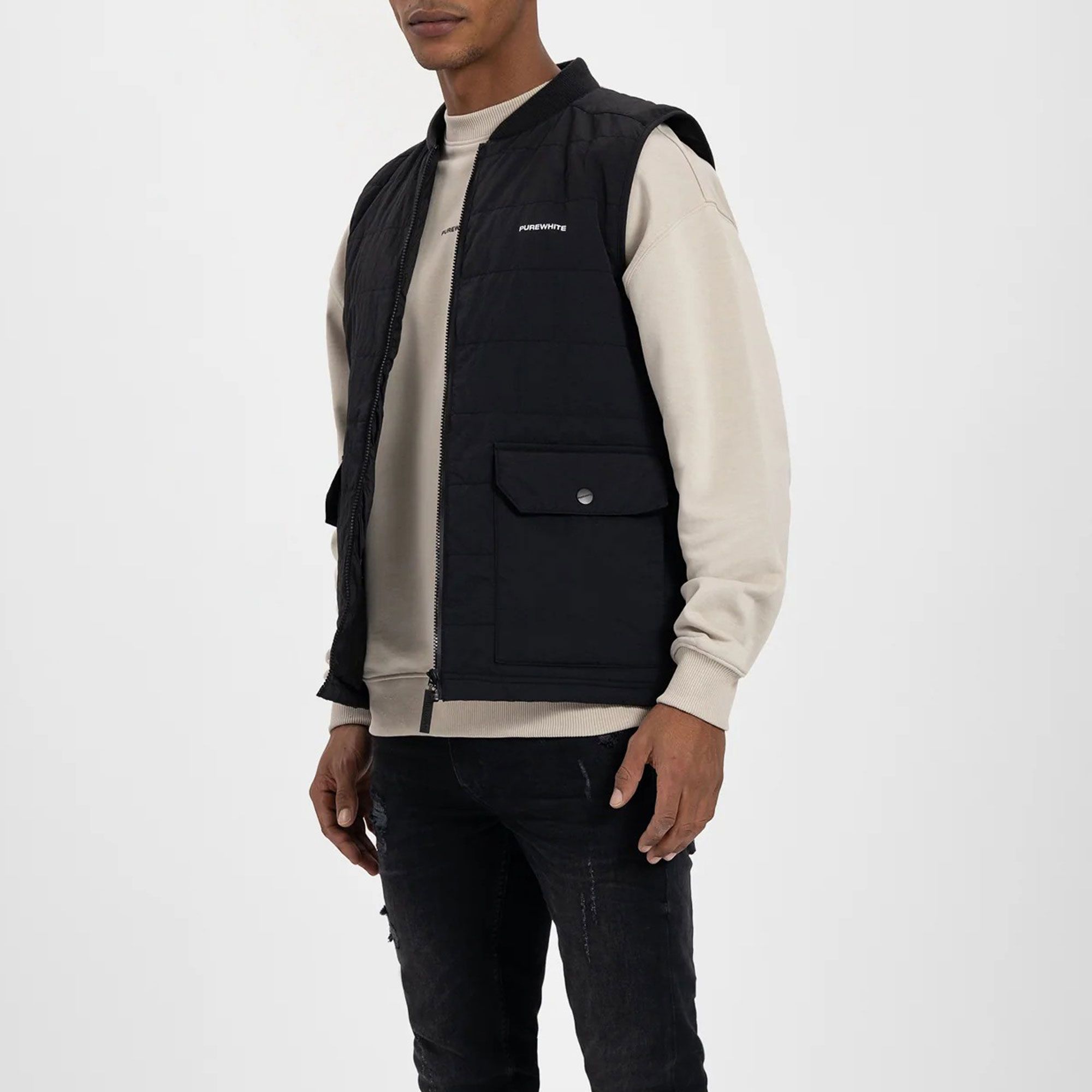 Purewhite Padded Bodywarmer Heren