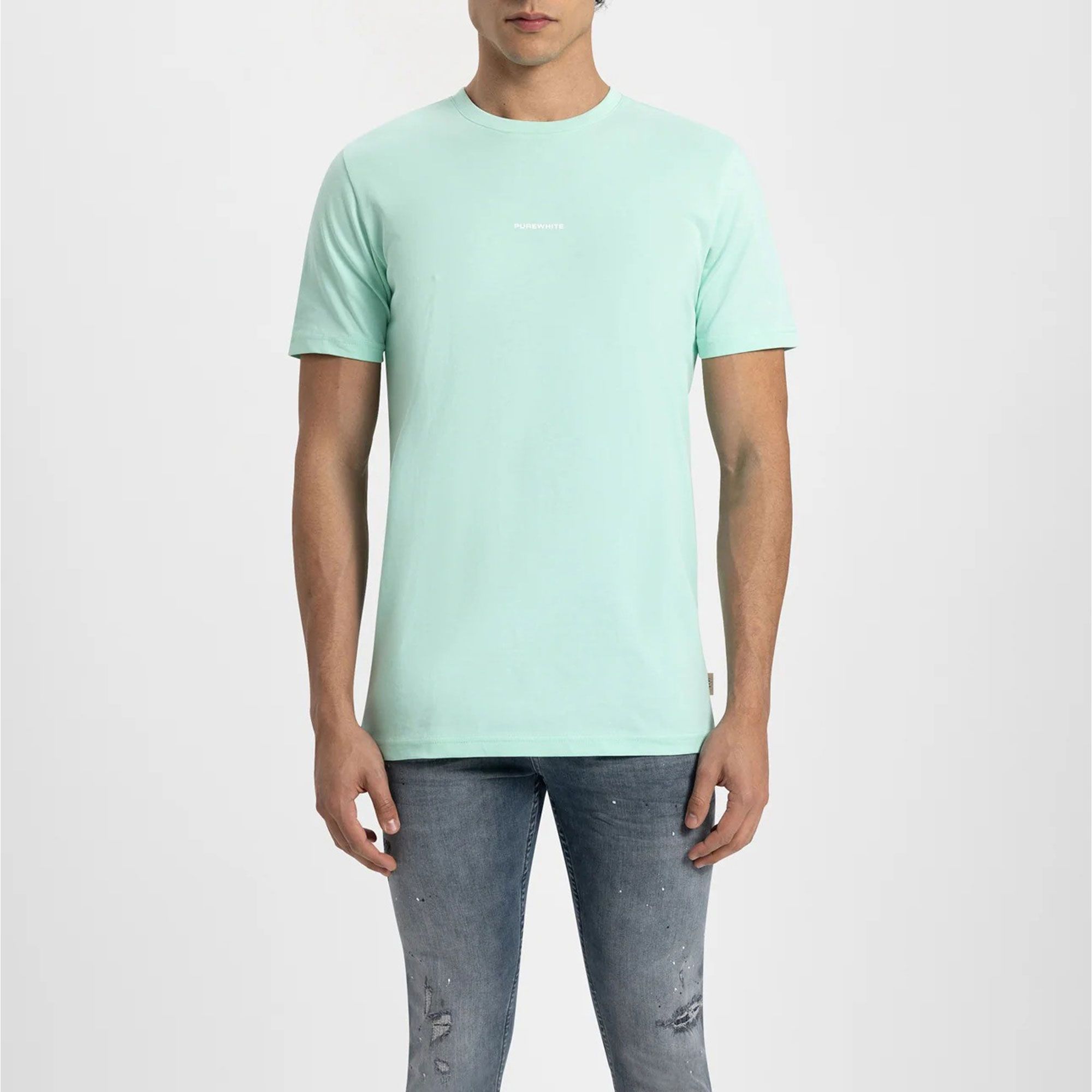 Purewhite Essential Logo Shirt Heren