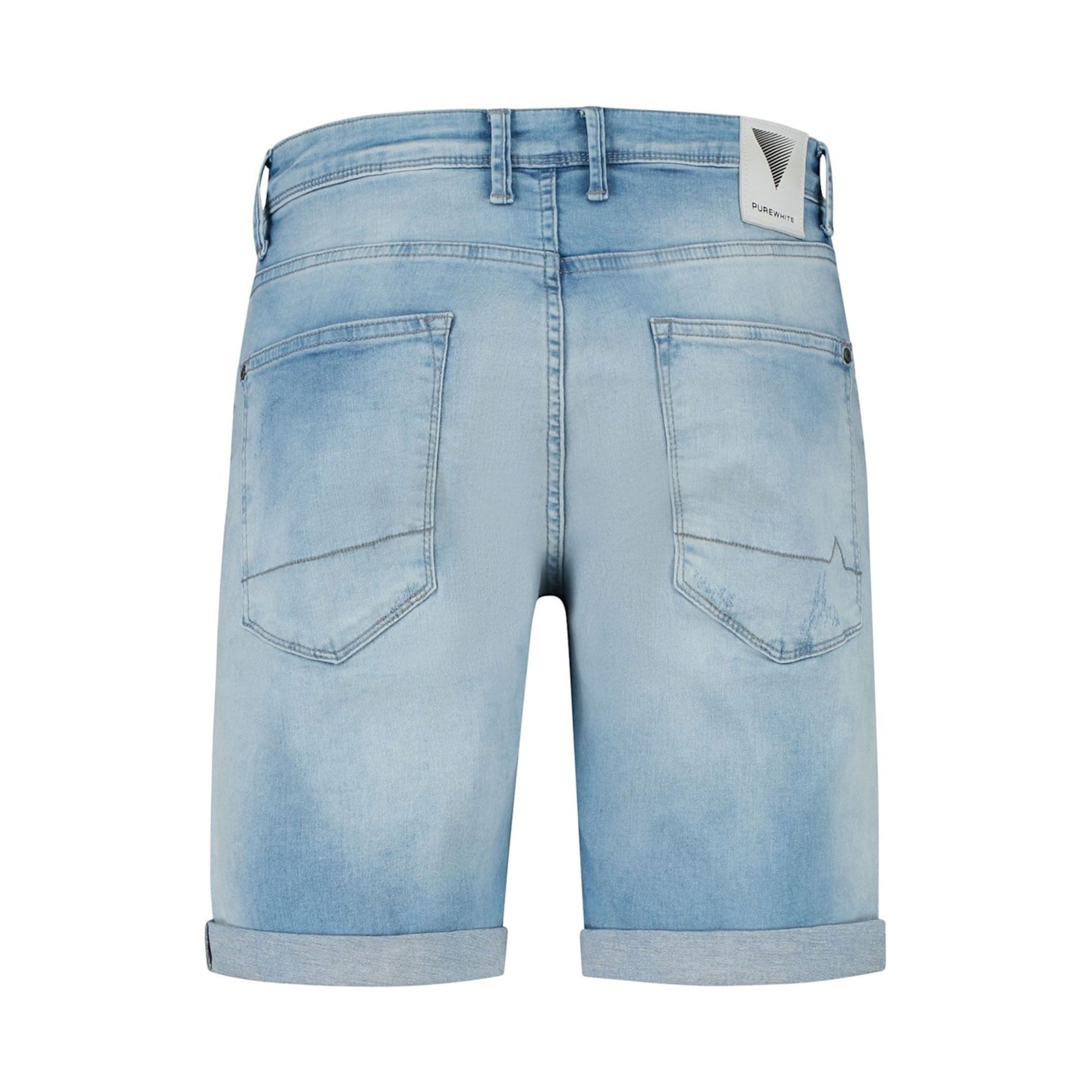 Purewhite The Steve Denim Short Heren