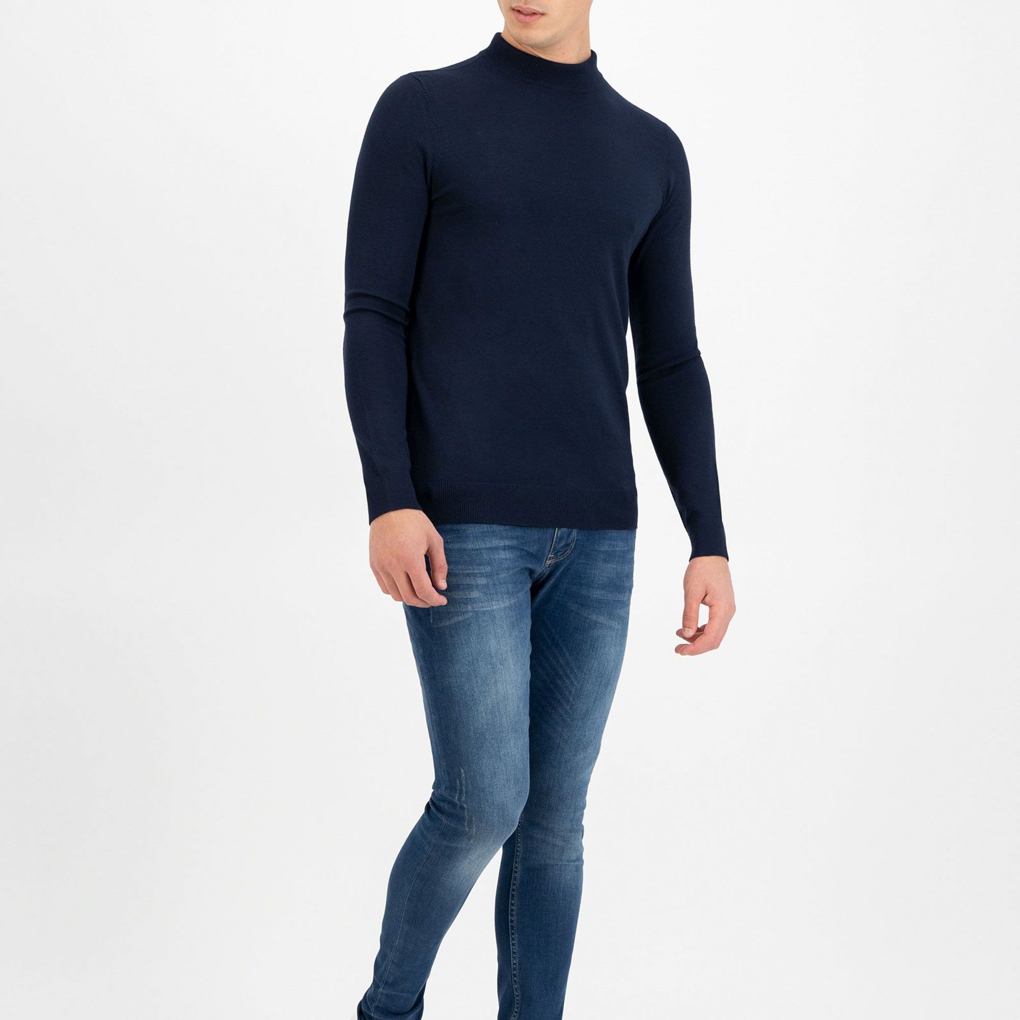 Purewhite Essential Knit Coltrui Heren