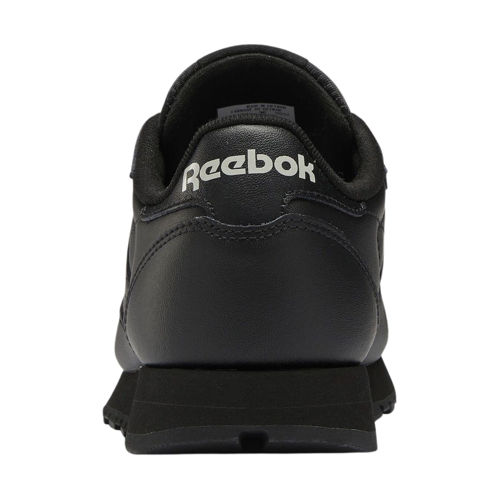 reebok classic leather womens black