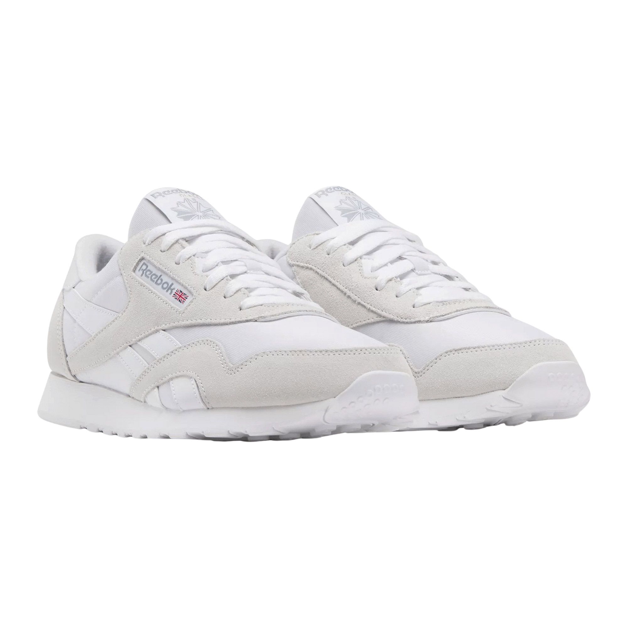 Reebok Classic Nylon herensneaker beige en wit