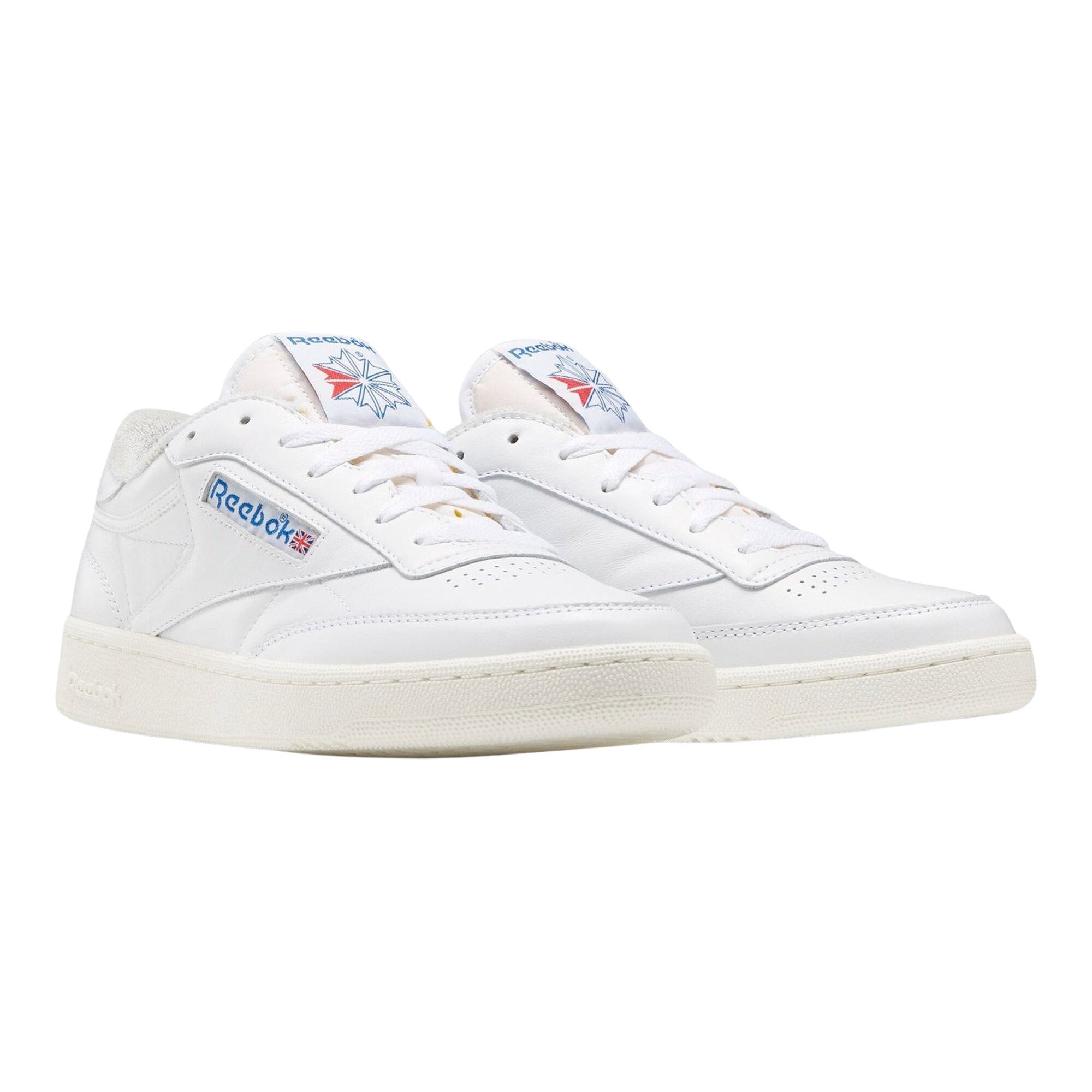 Reebok Club C 85 herensneaker blauw, rood en wit