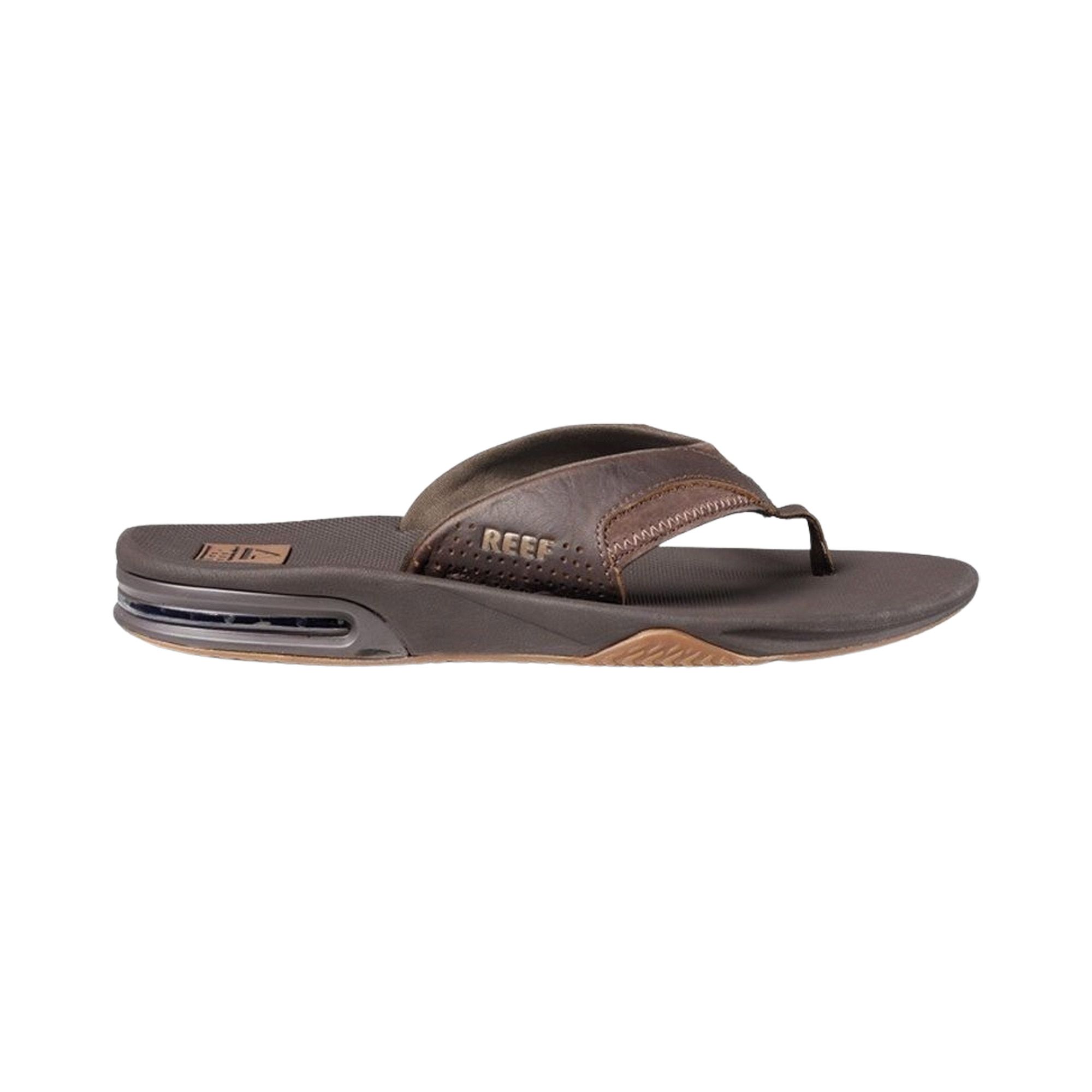 Reef Leather Fanning Teenslippers Heren