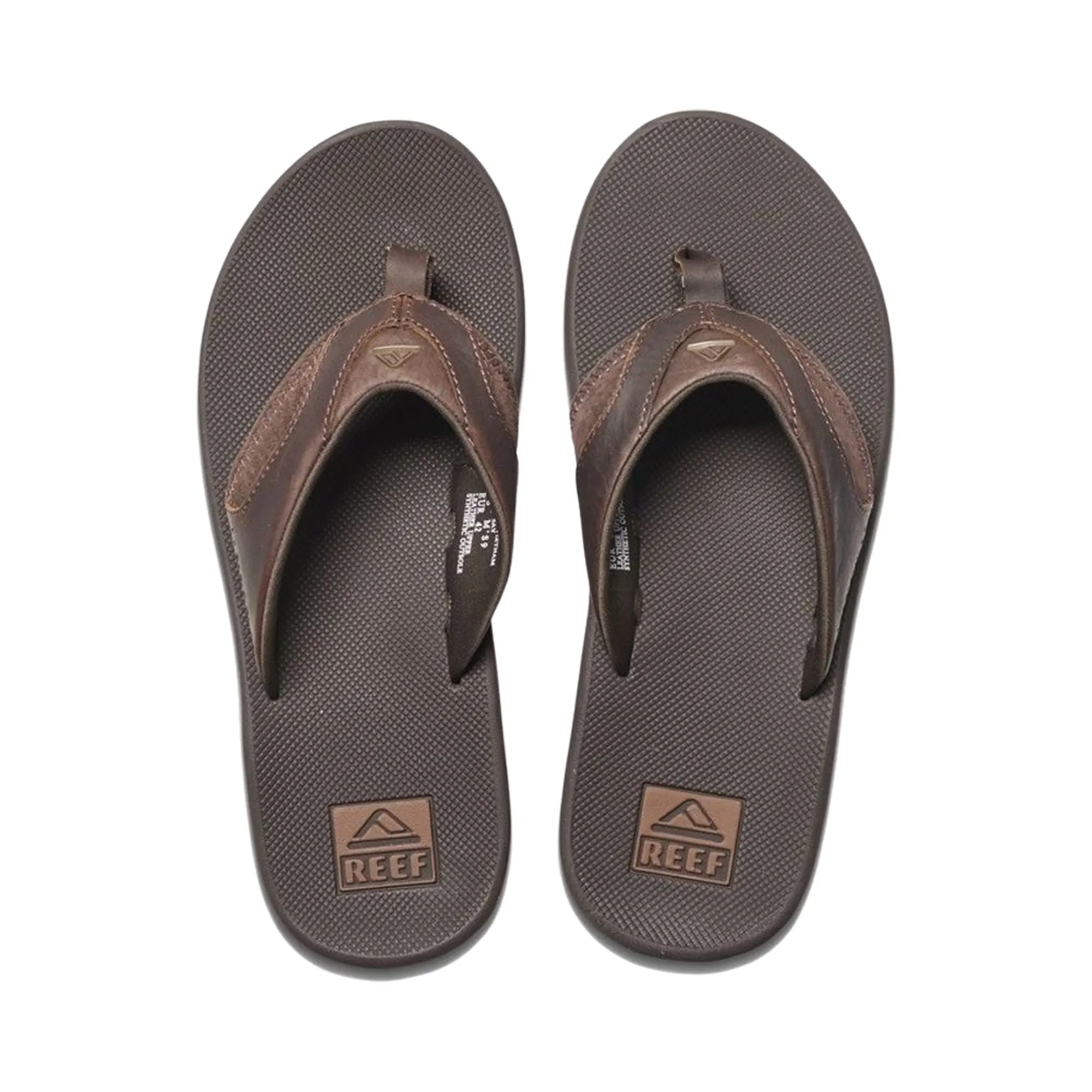 Reef Leather Fanning Teenslippers Heren
