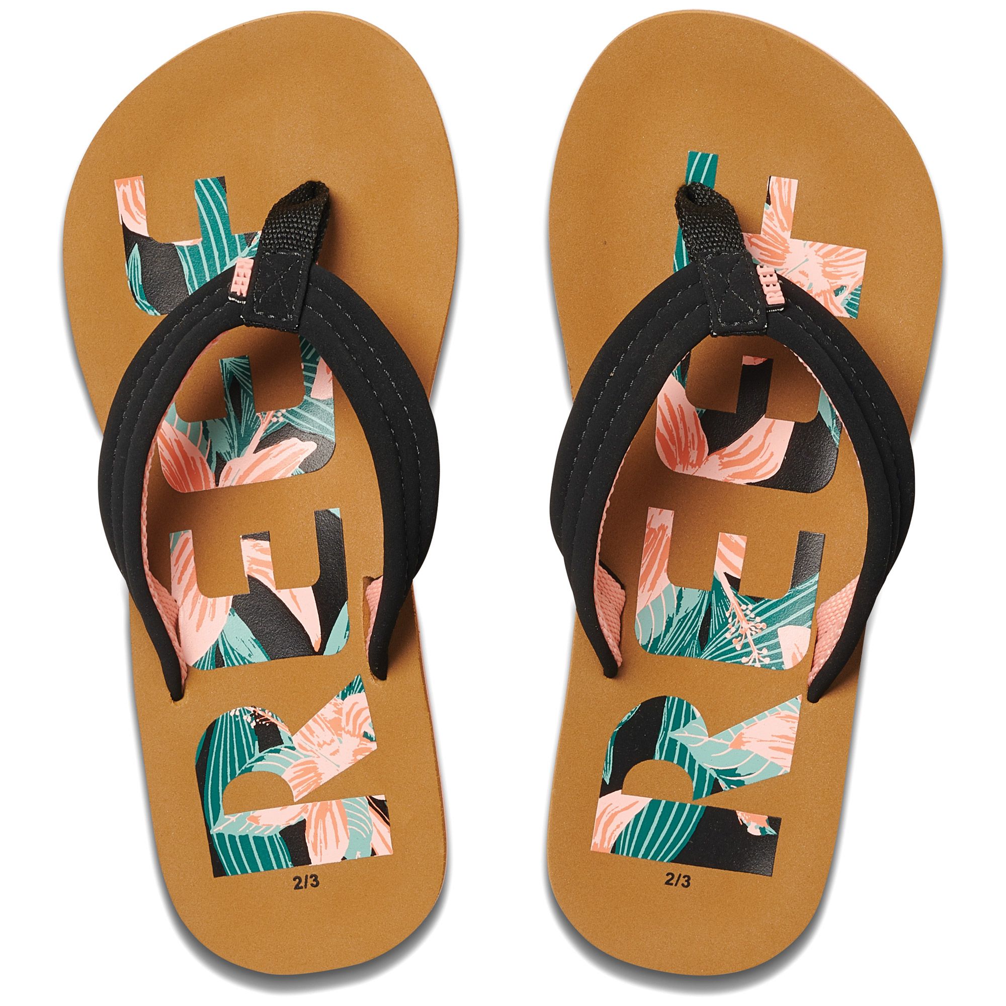 Reef Little Ahi Hibiscus Teenslippers Junior
