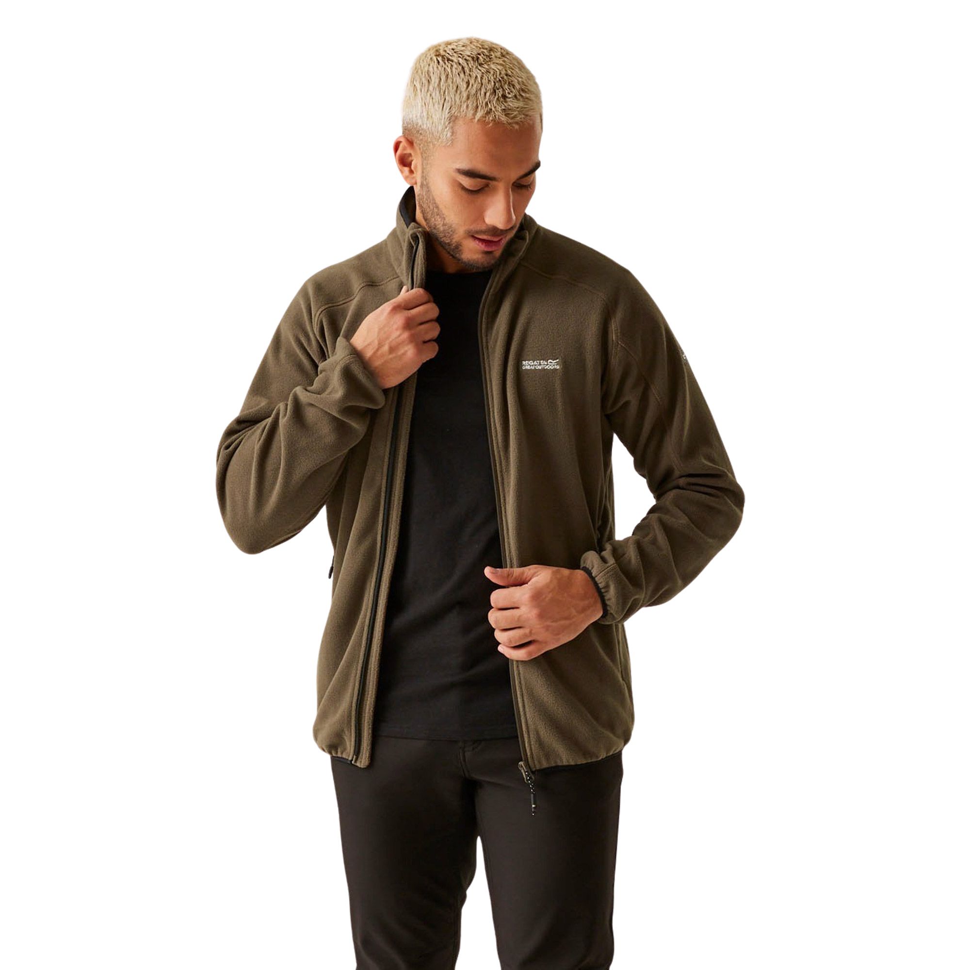 Polaire Regatta Homme Taille M Marron - 1/2 Zip, Poids Moyen, Pour Randonnée