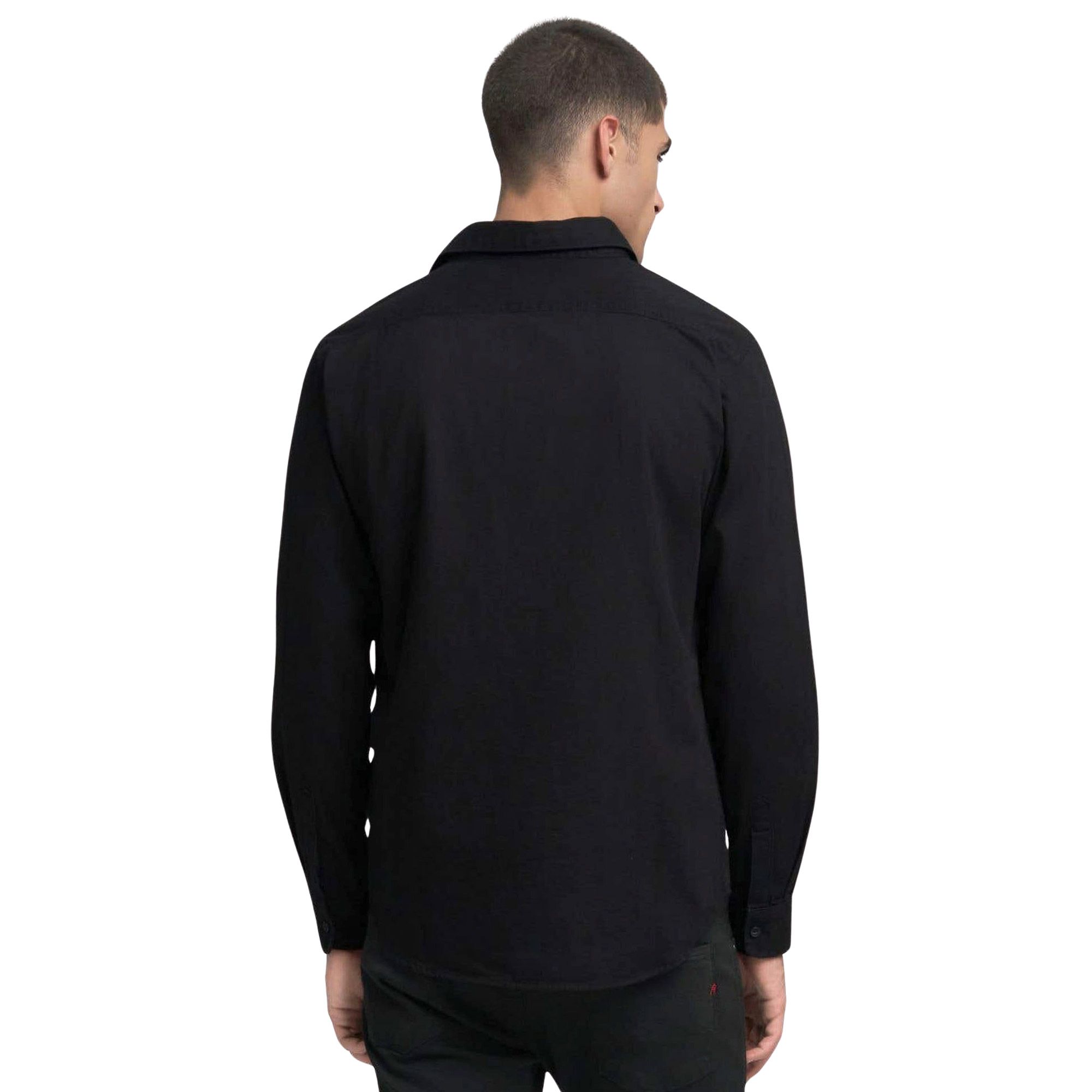 Replay Cotton Denim Overhemd Heren
